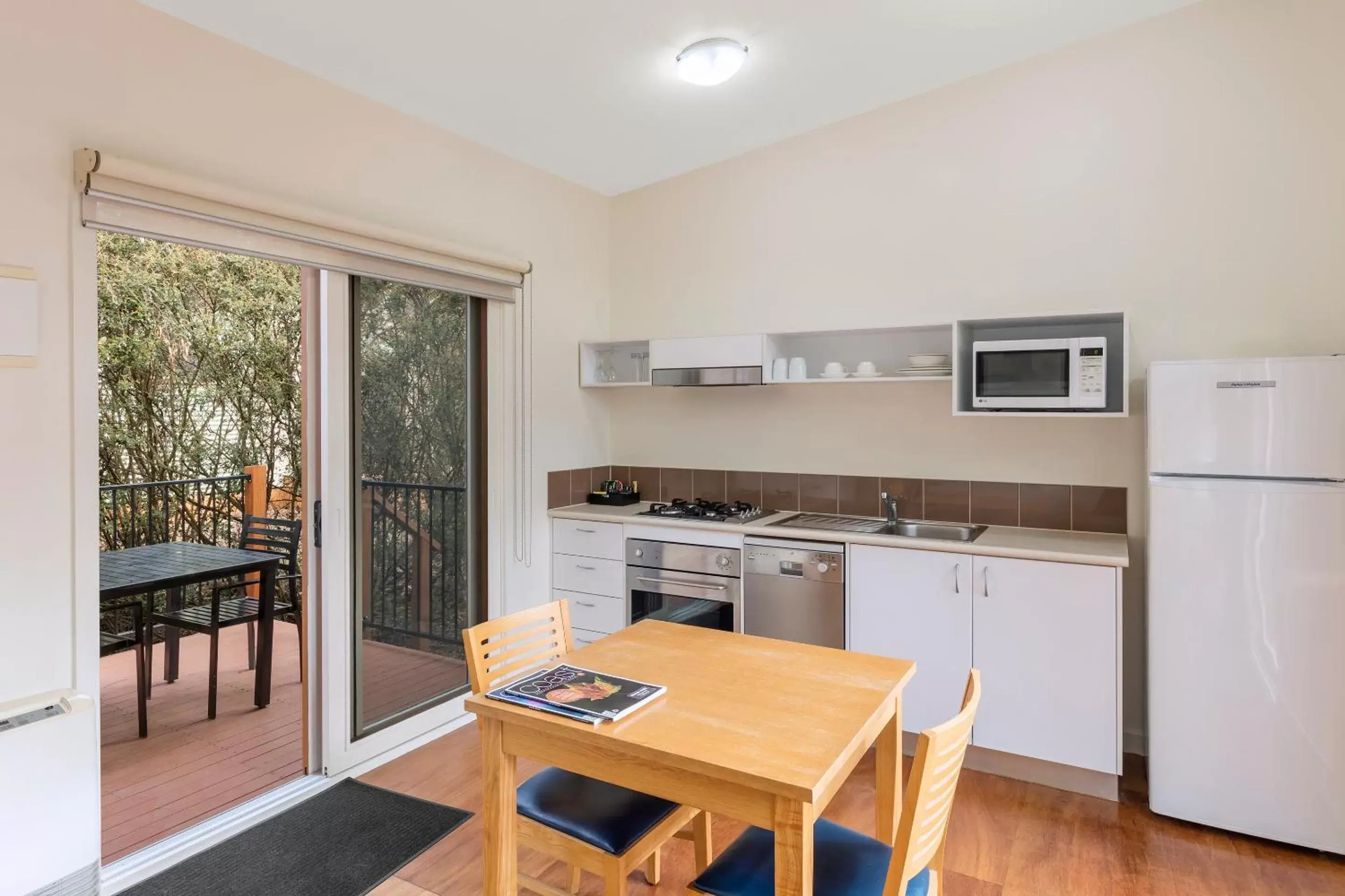 Patio, Kitchen/Kitchenette in Ramada Resort by Wyndham Phillip Island