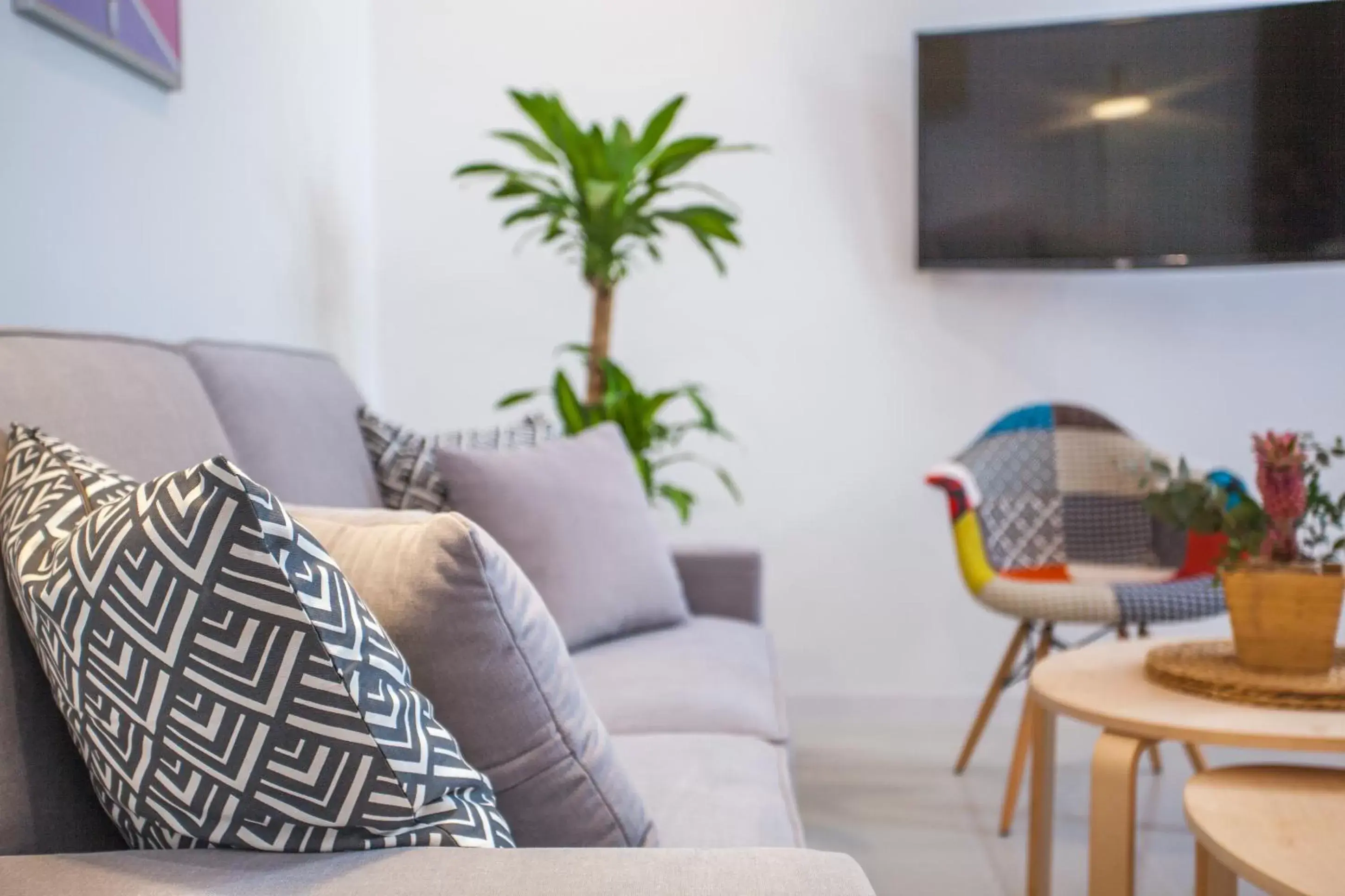 Living room in Gran Central Suites Living room in Gran Central Suites