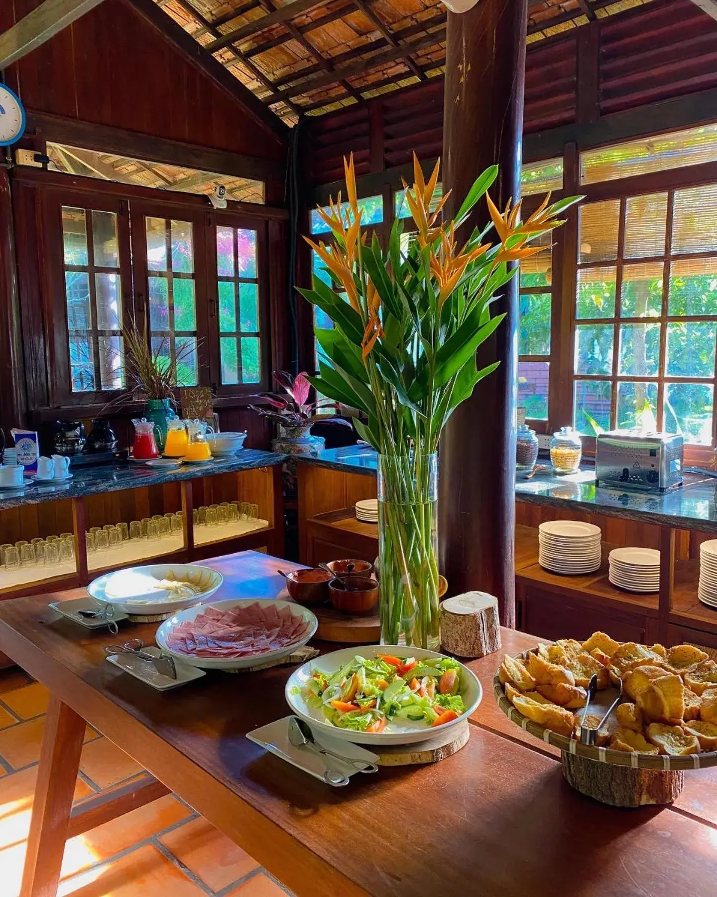 Breakfast in Thanh Kieu Beach Resort