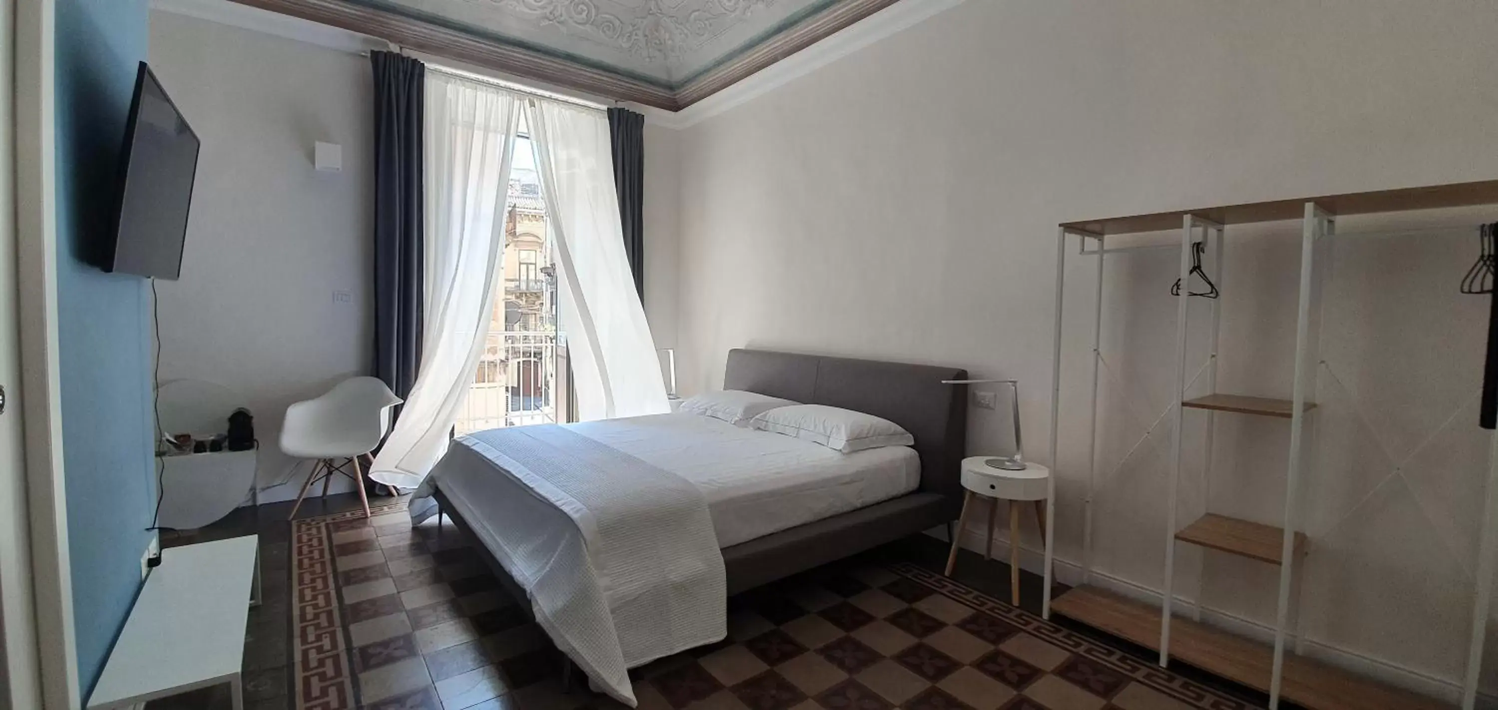 Photo of the whole room, Bed in Palazzo del Verga