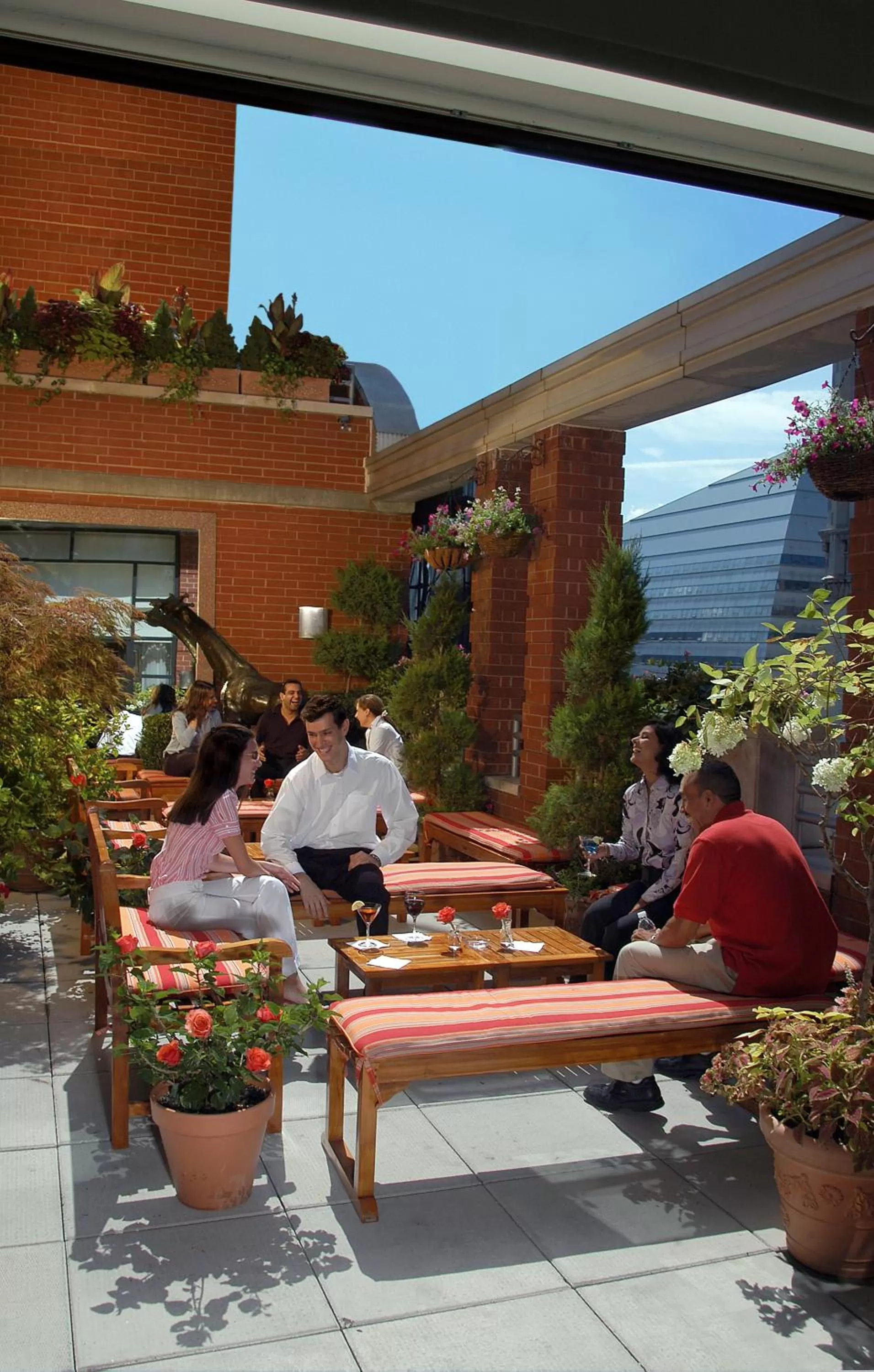 Patio in Hotel Giraffe by Library Hotel Collection