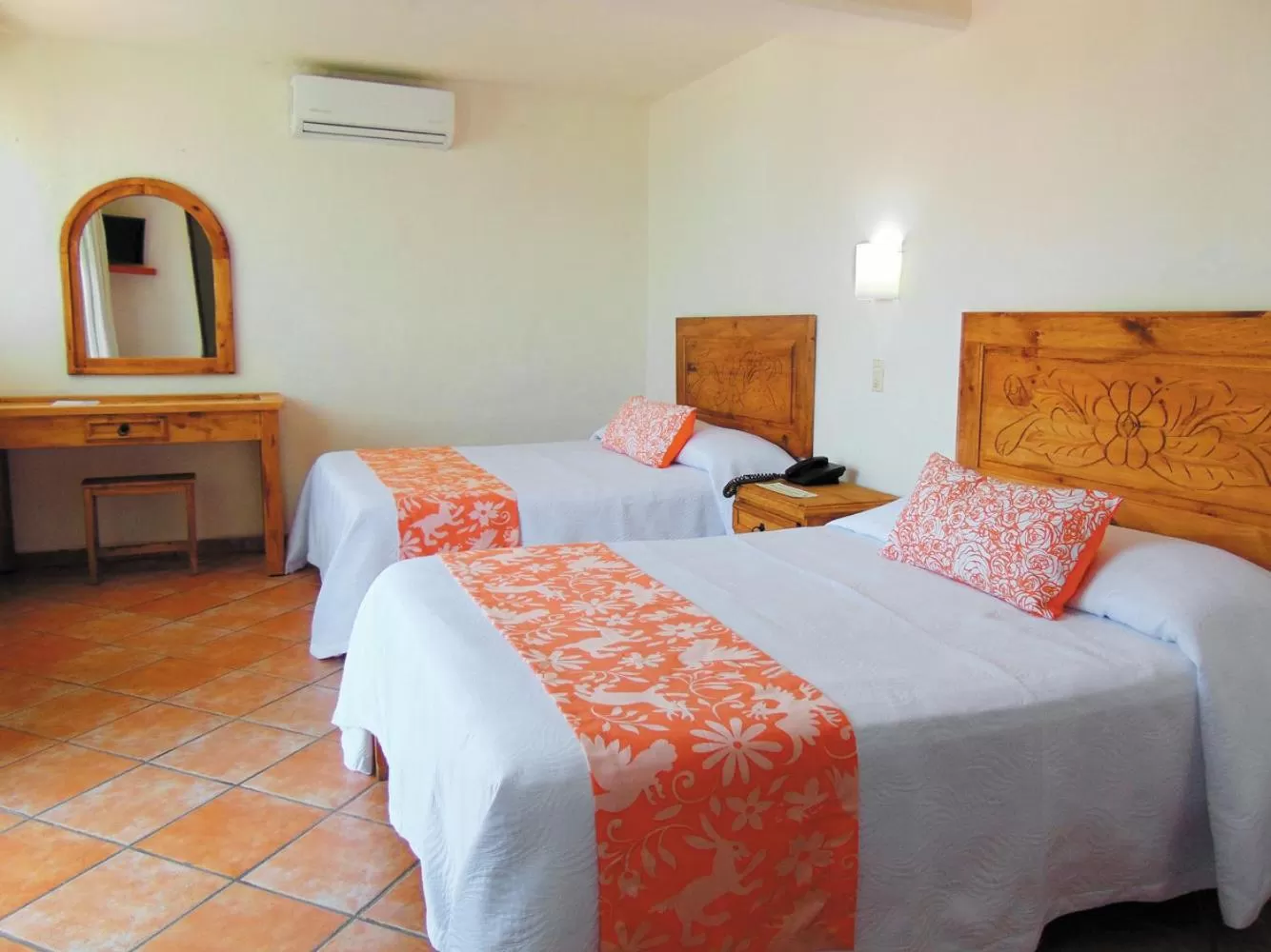 Bed in Hotel El Pescador