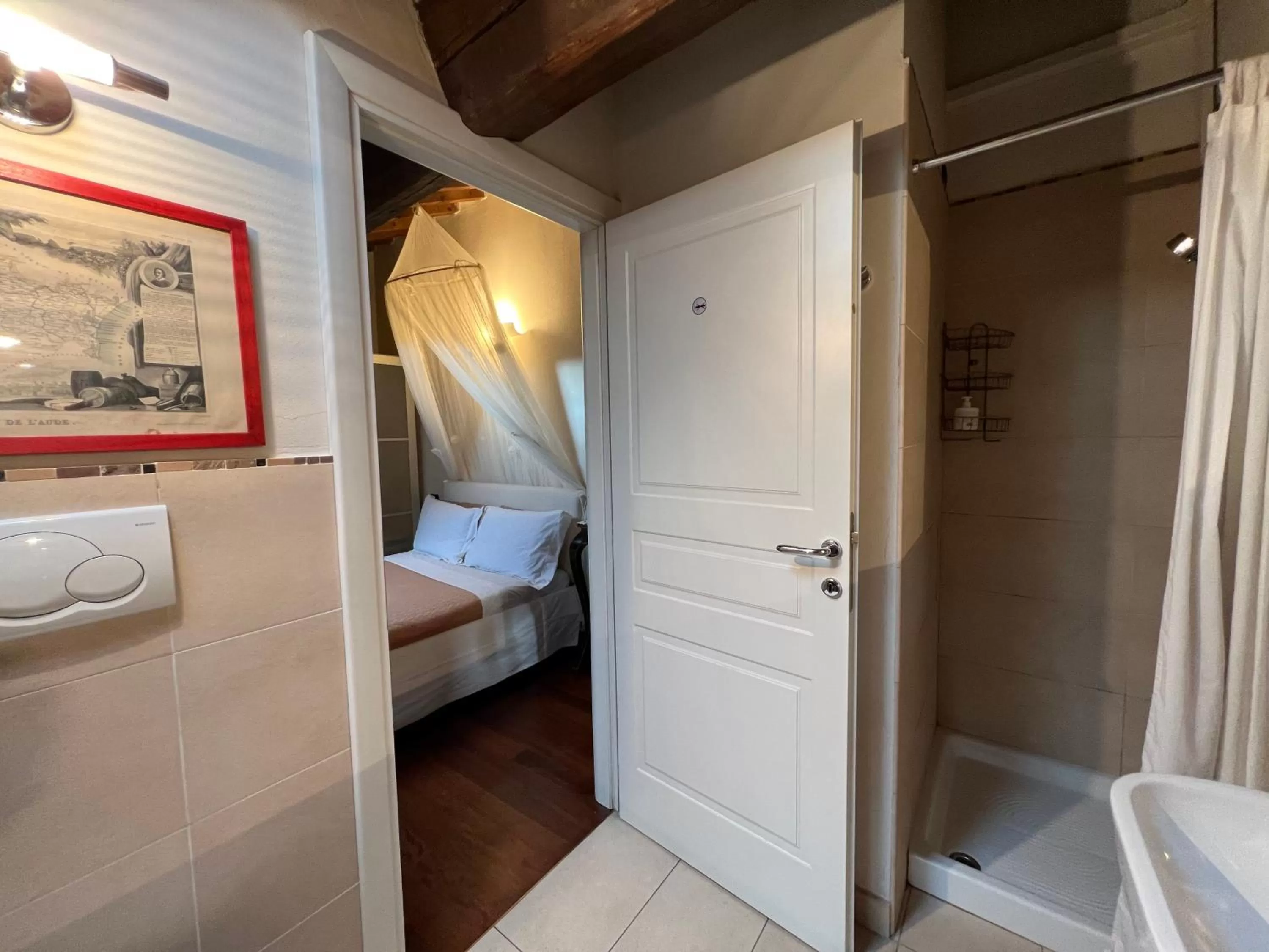 Bed in A Casa Di Paola Suite