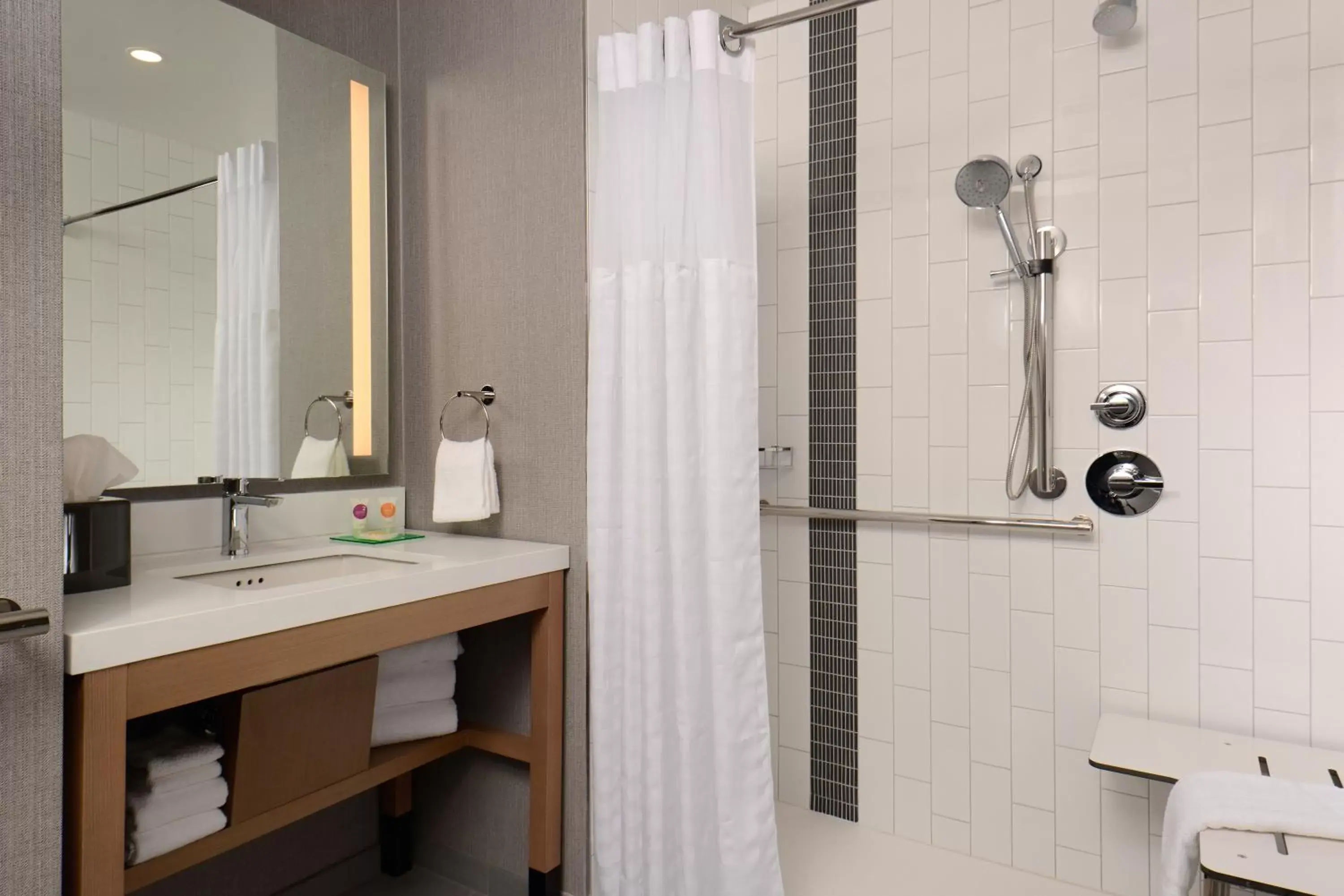 Shower, Bathroom in Hyatt Place Pena Station/Denver Airport