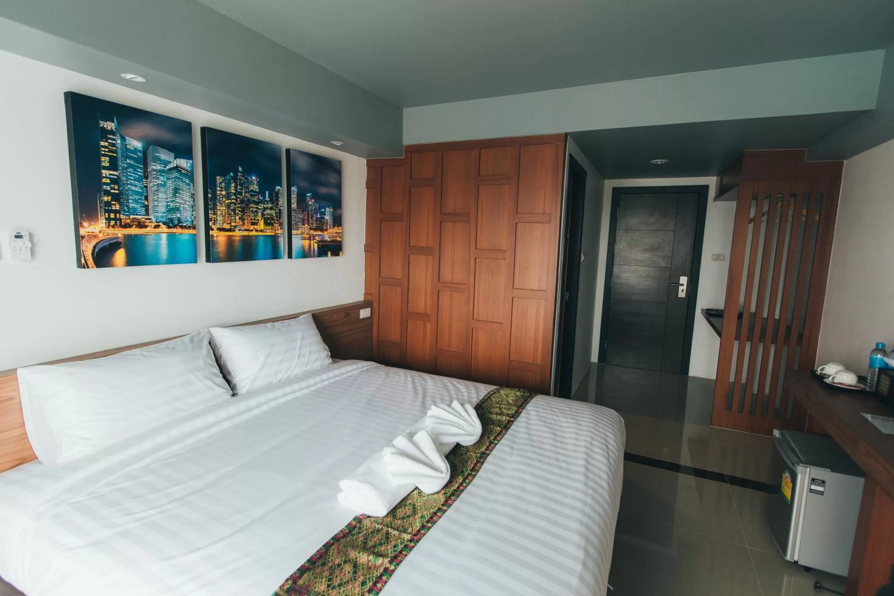 Bed in PP@Hotel Rangsit