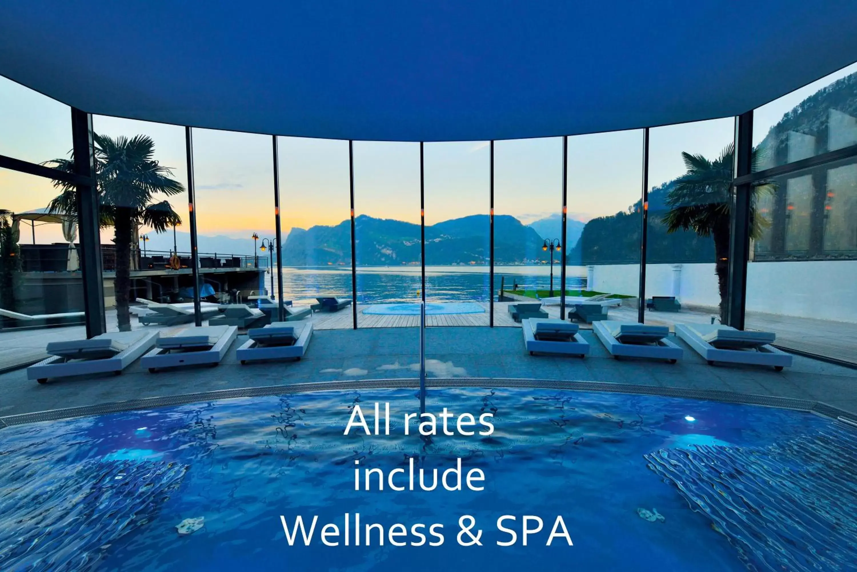 Spa and wellness centre/facilities, Swimming Pool in Seehotel Pilatus