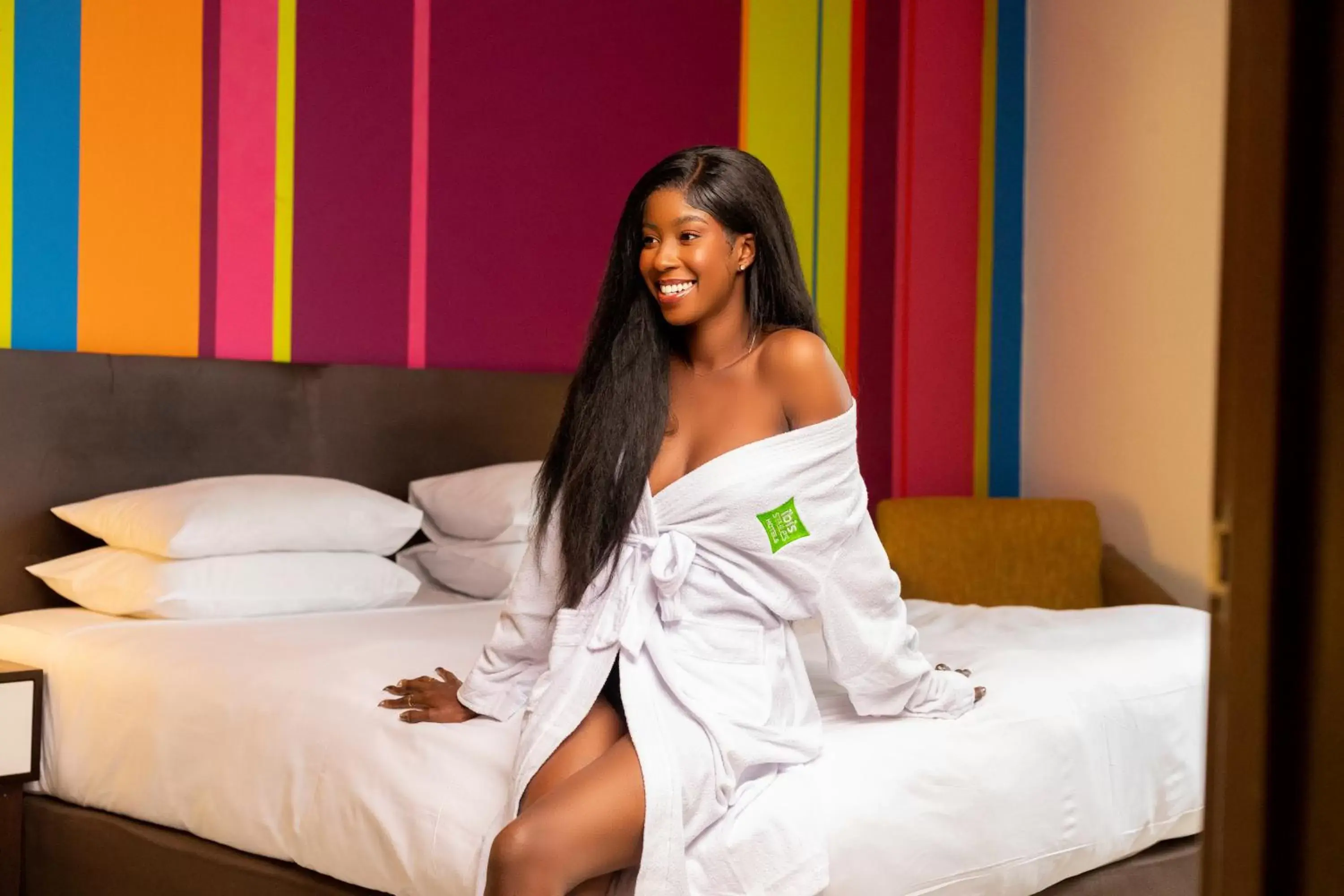 Bed in Ibis Styles Accra Airport