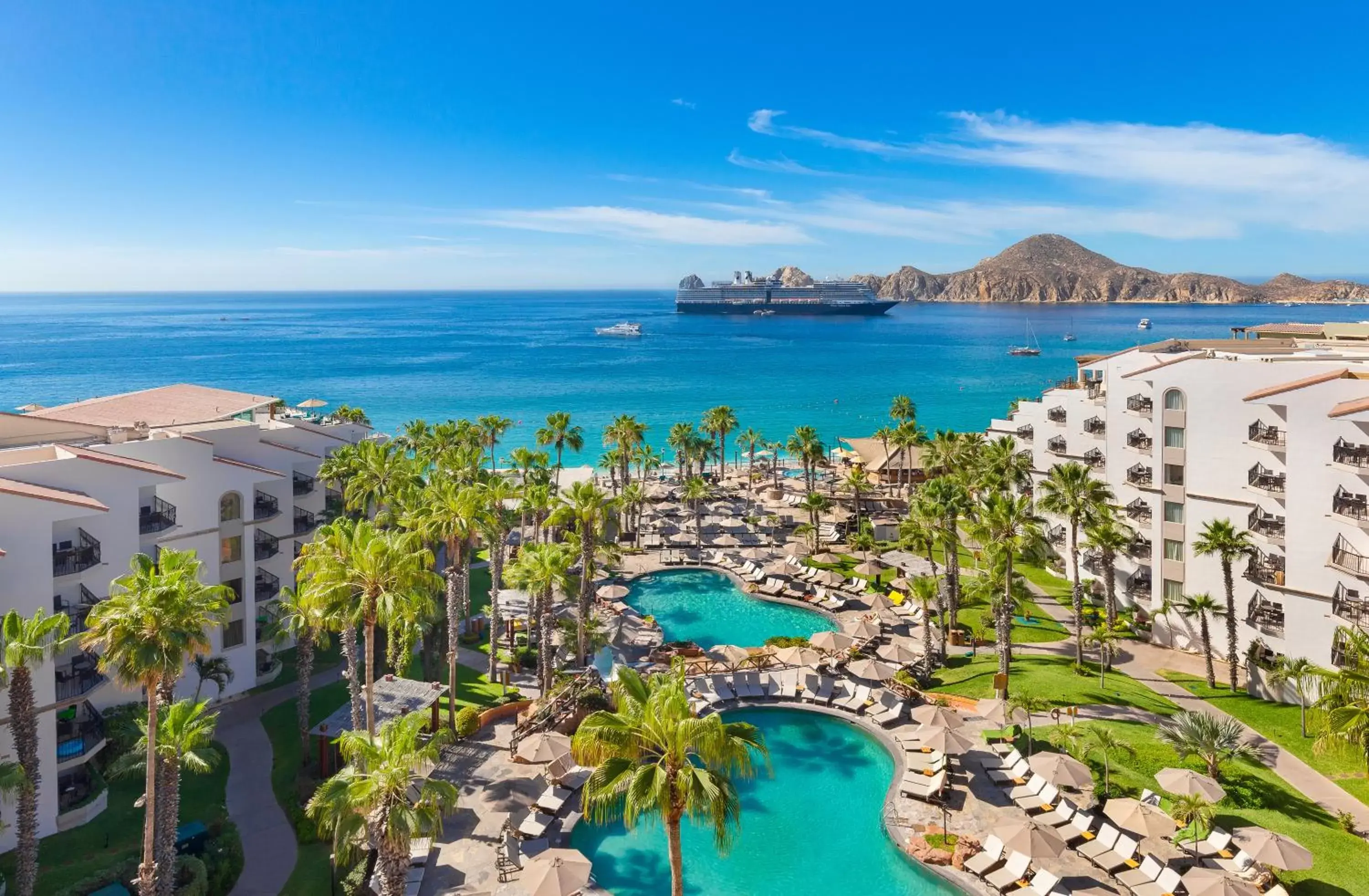 View (from property/room), Pool View in Villa del Palmar Beach Resort & Spa