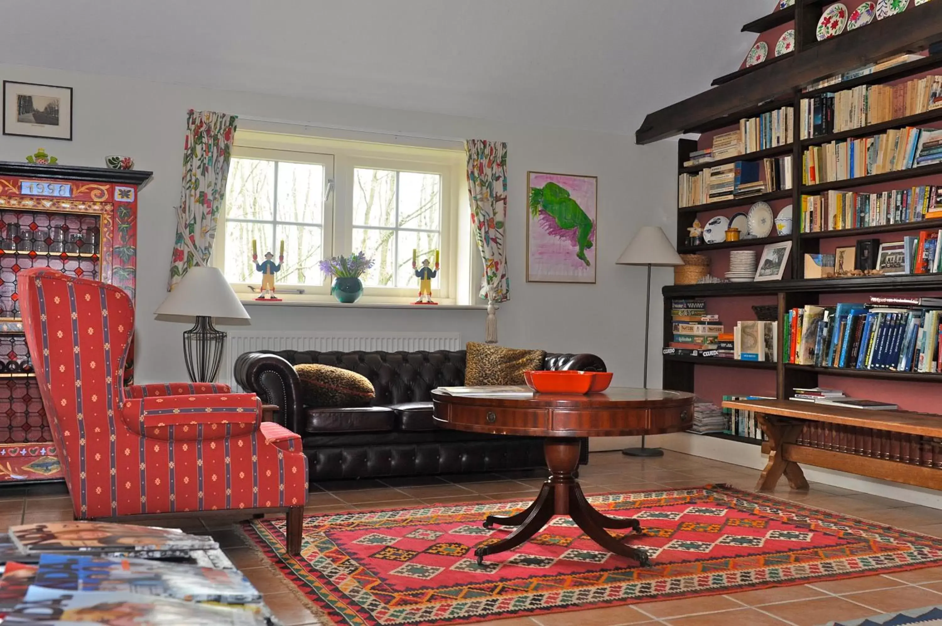 Library in Bed & Breakfast de Neust