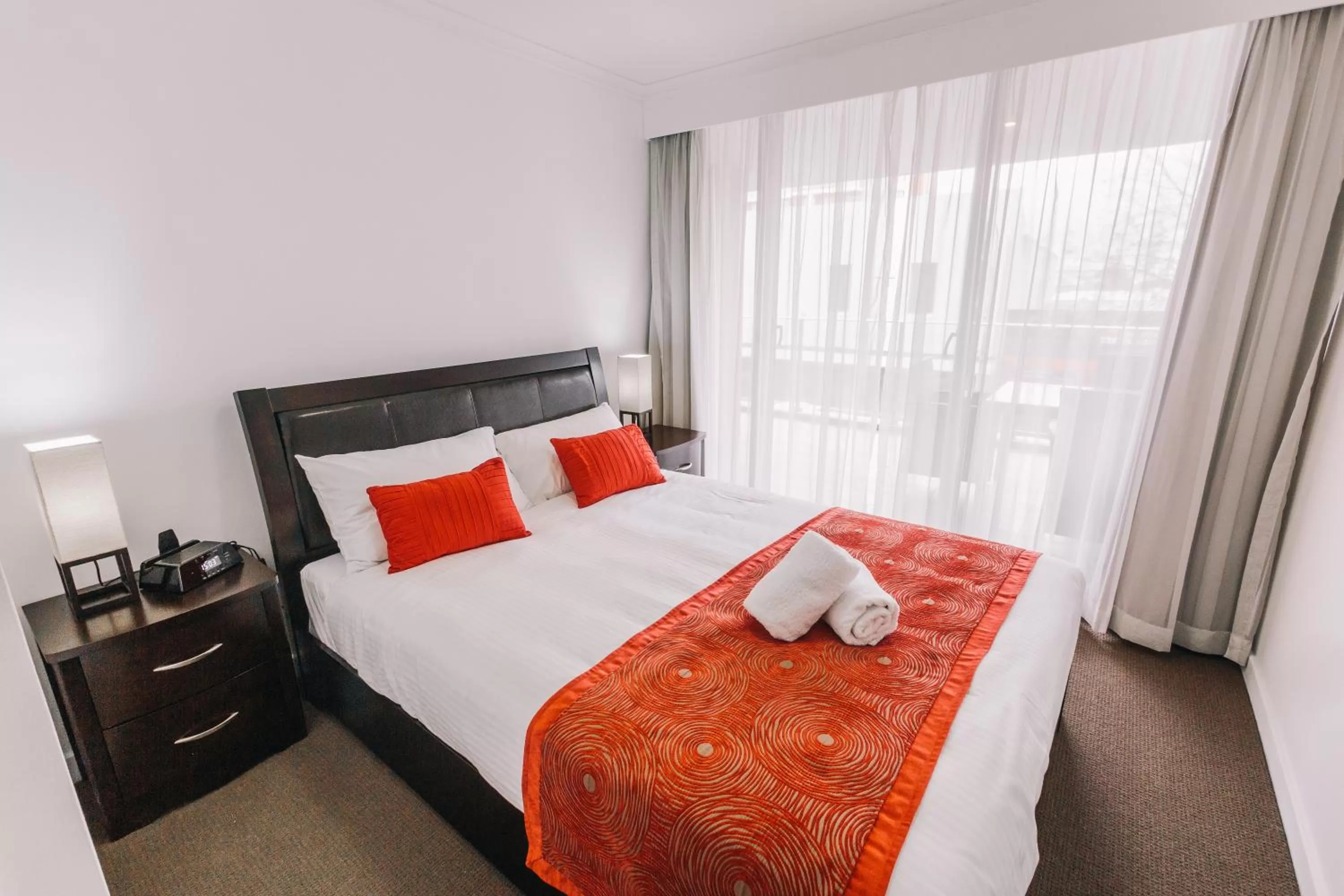 Bedroom, Bed in Newcastle Central Plaza Apartment Hotel Official