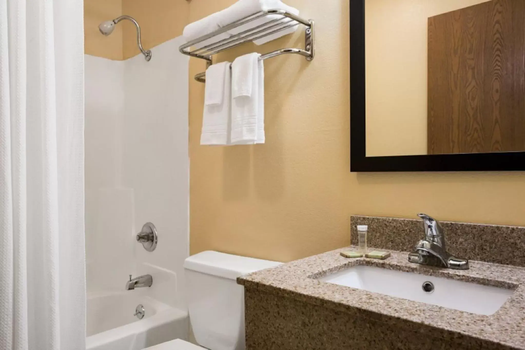 Bathroom in Super 8 by Wyndham Mattoon