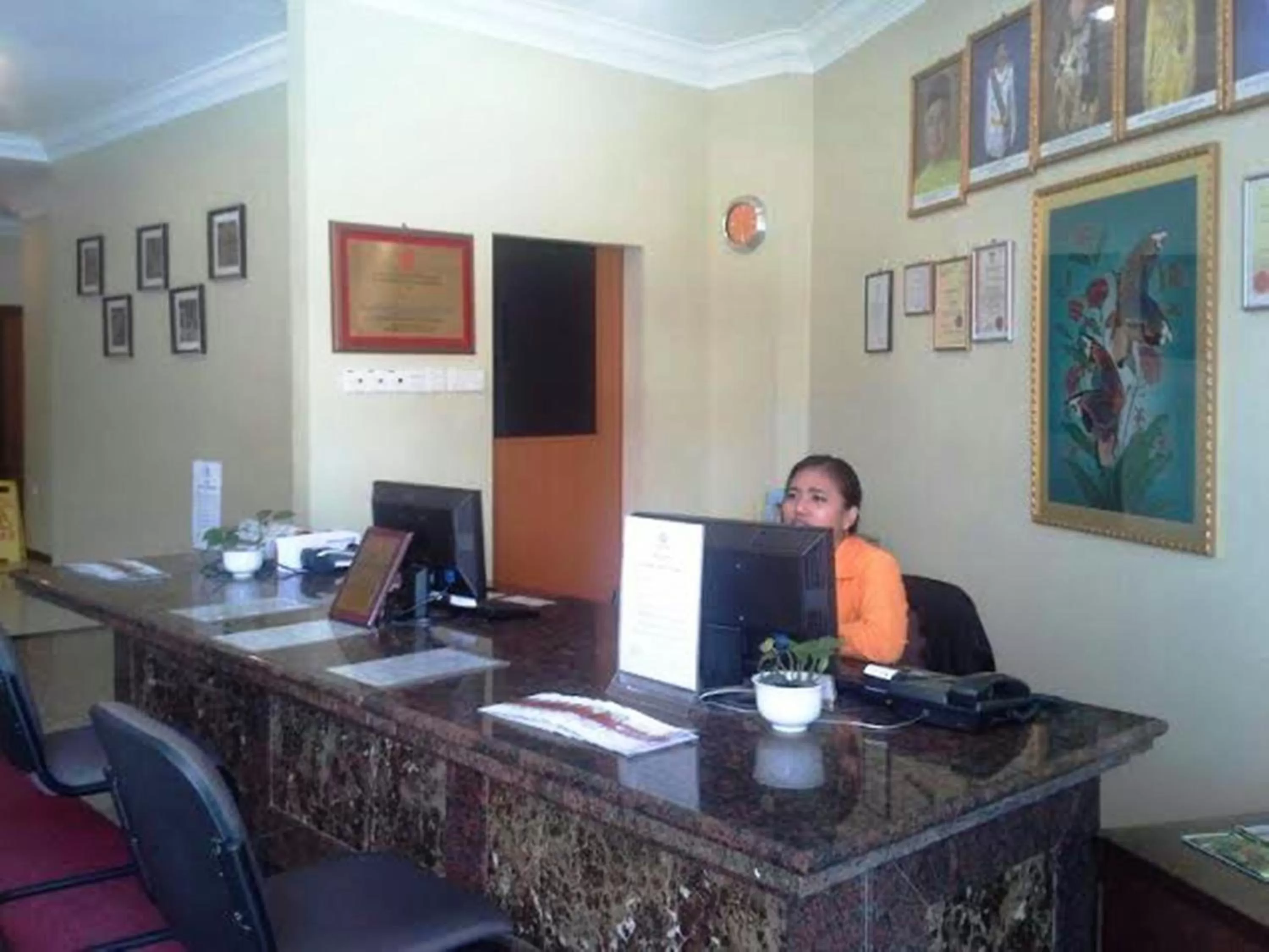 Lobby or reception in TD Lodge Kota Belud