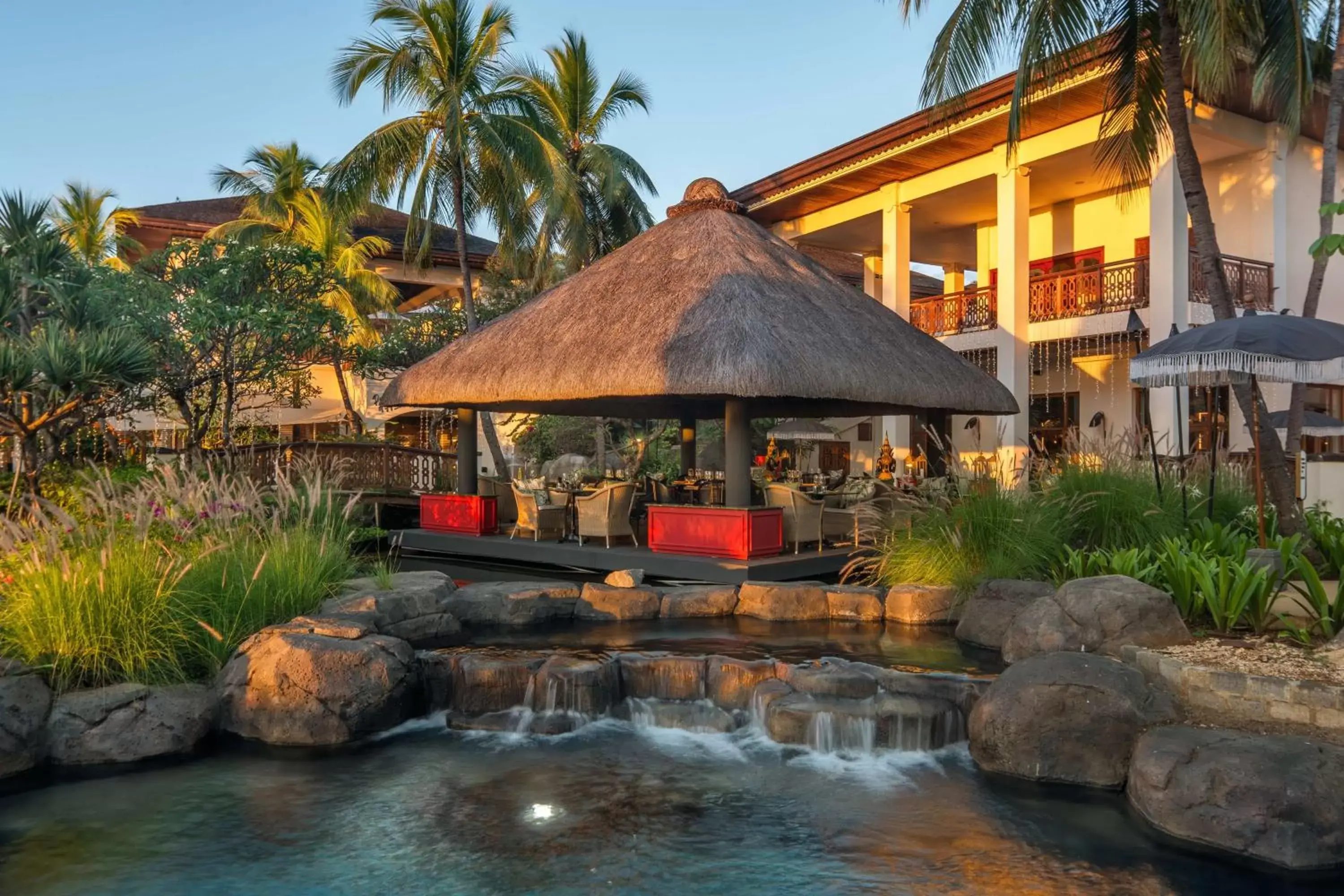 Restaurant/places to eat, Property Building in Hilton Mauritius Resort & Spa