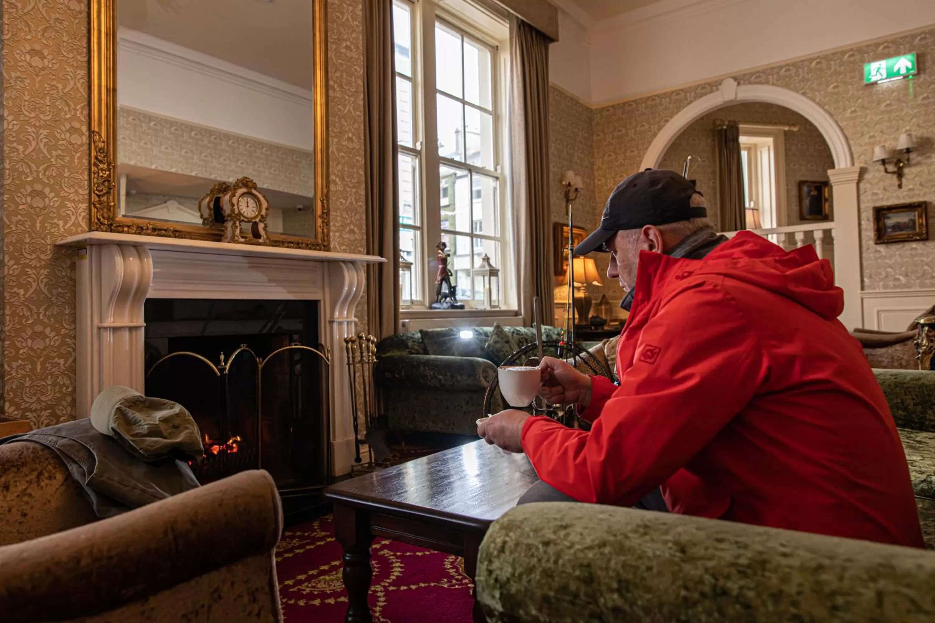 Seating area in Ballina Manor Hotel