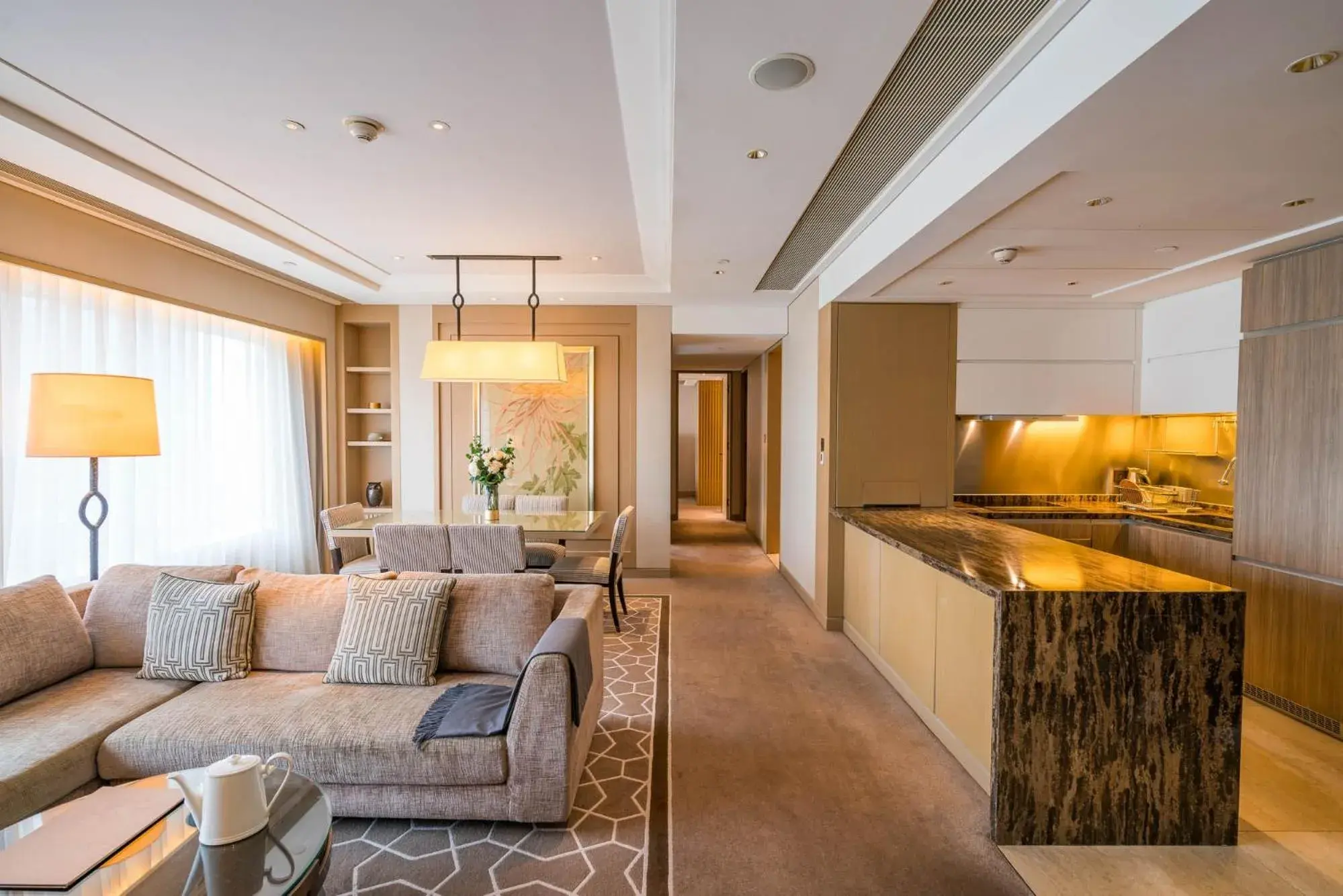 Living room in IFC Residence Living room in IFC Residence