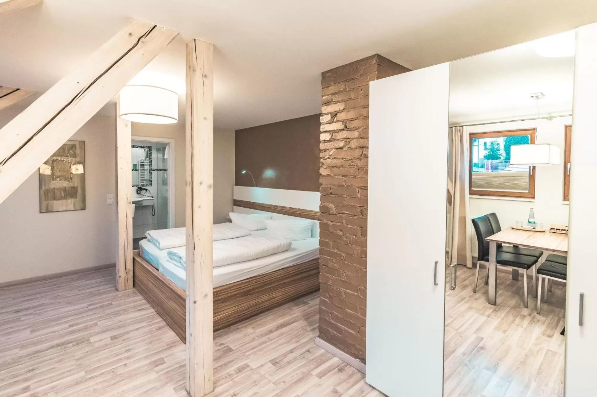 Bed in Wohlfühlhotel Landmann