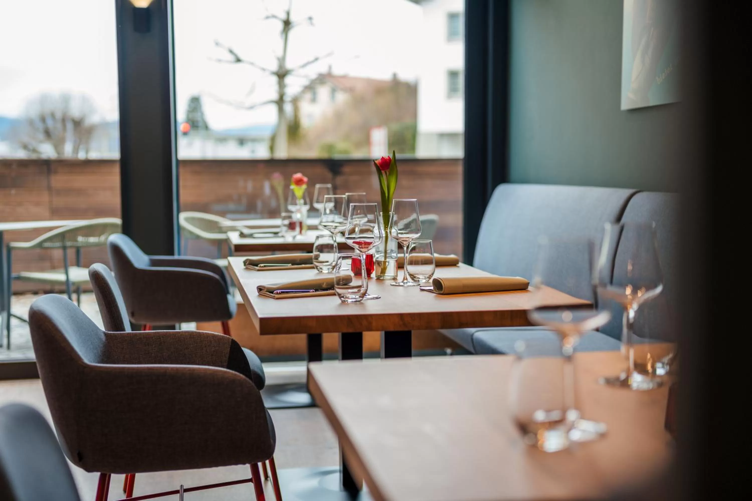 Restaurant/places to eat in b-smart hotel Schönenwerd