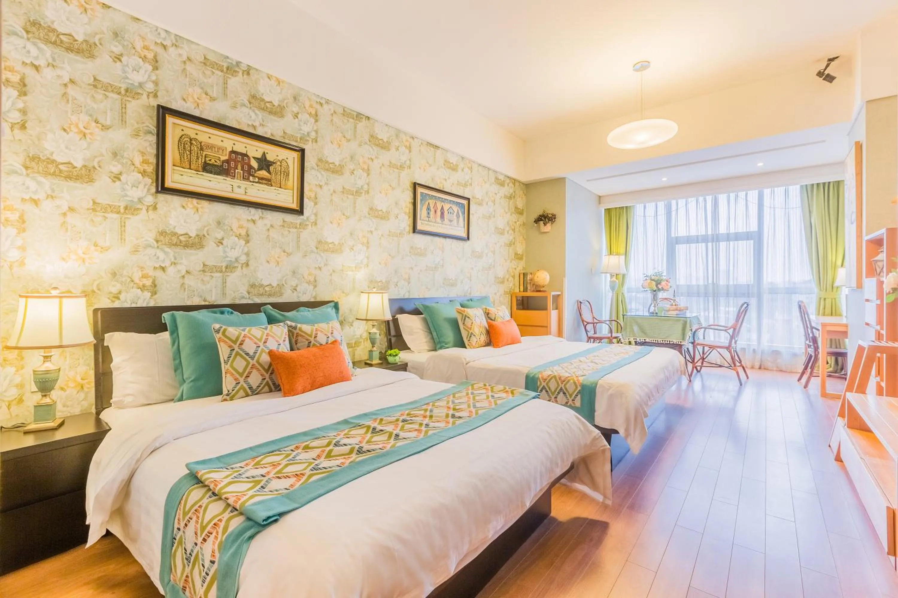 Bed in Westlake 7 Service Apartment