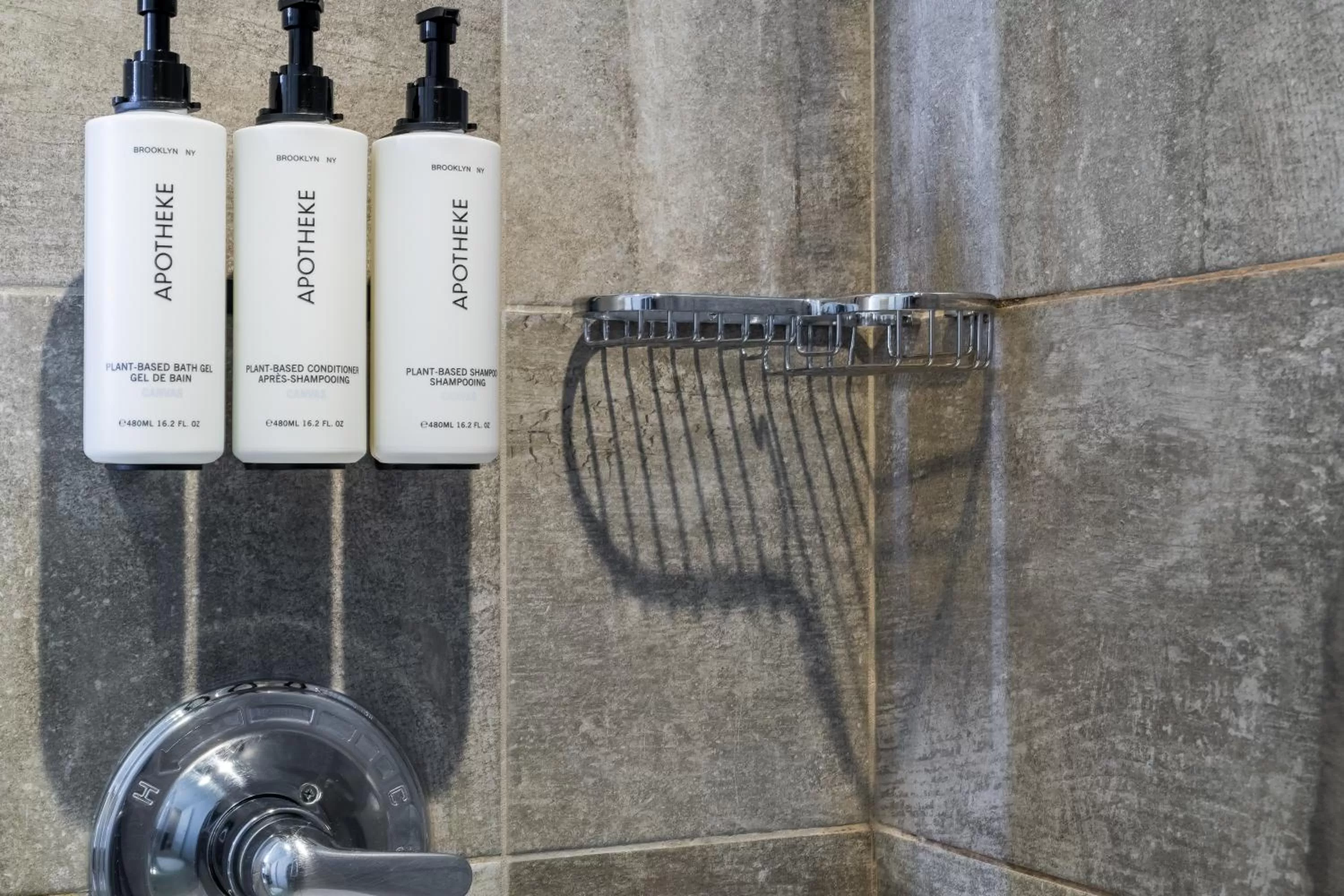 Shower in Crowne Plaza Hotel Moncton Downtown by IHG