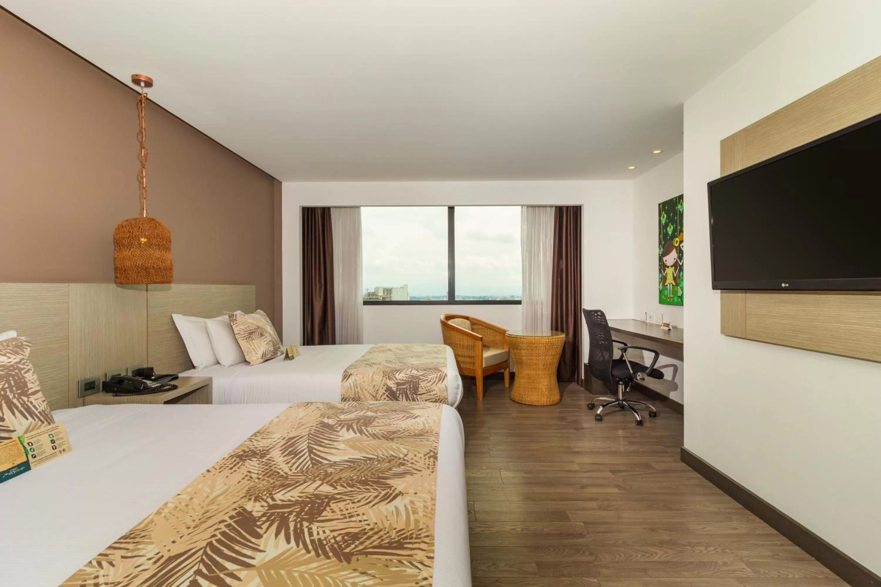 Superior Twin Room in Hotel Mocawa Plaza Armenia