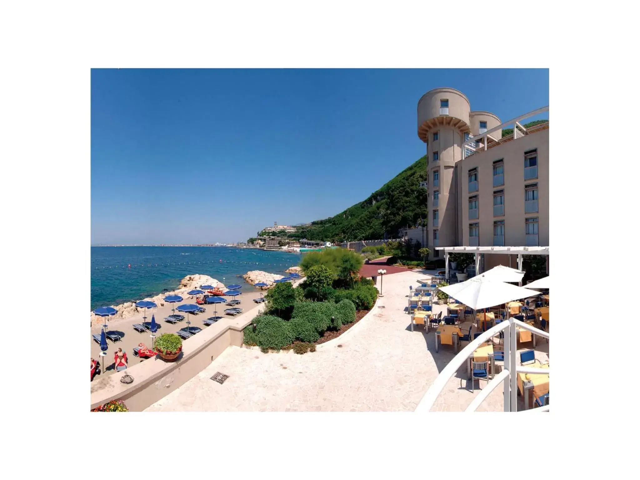 Beach in Towers Hotel Stabiae Sorrento Coast