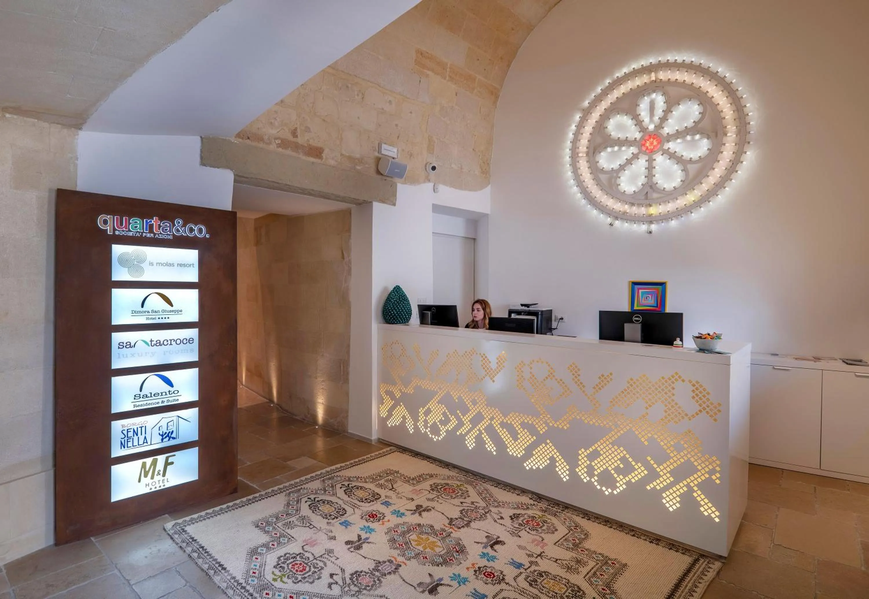 Lobby or reception in Dimora San Giuseppe Hotel & SPA