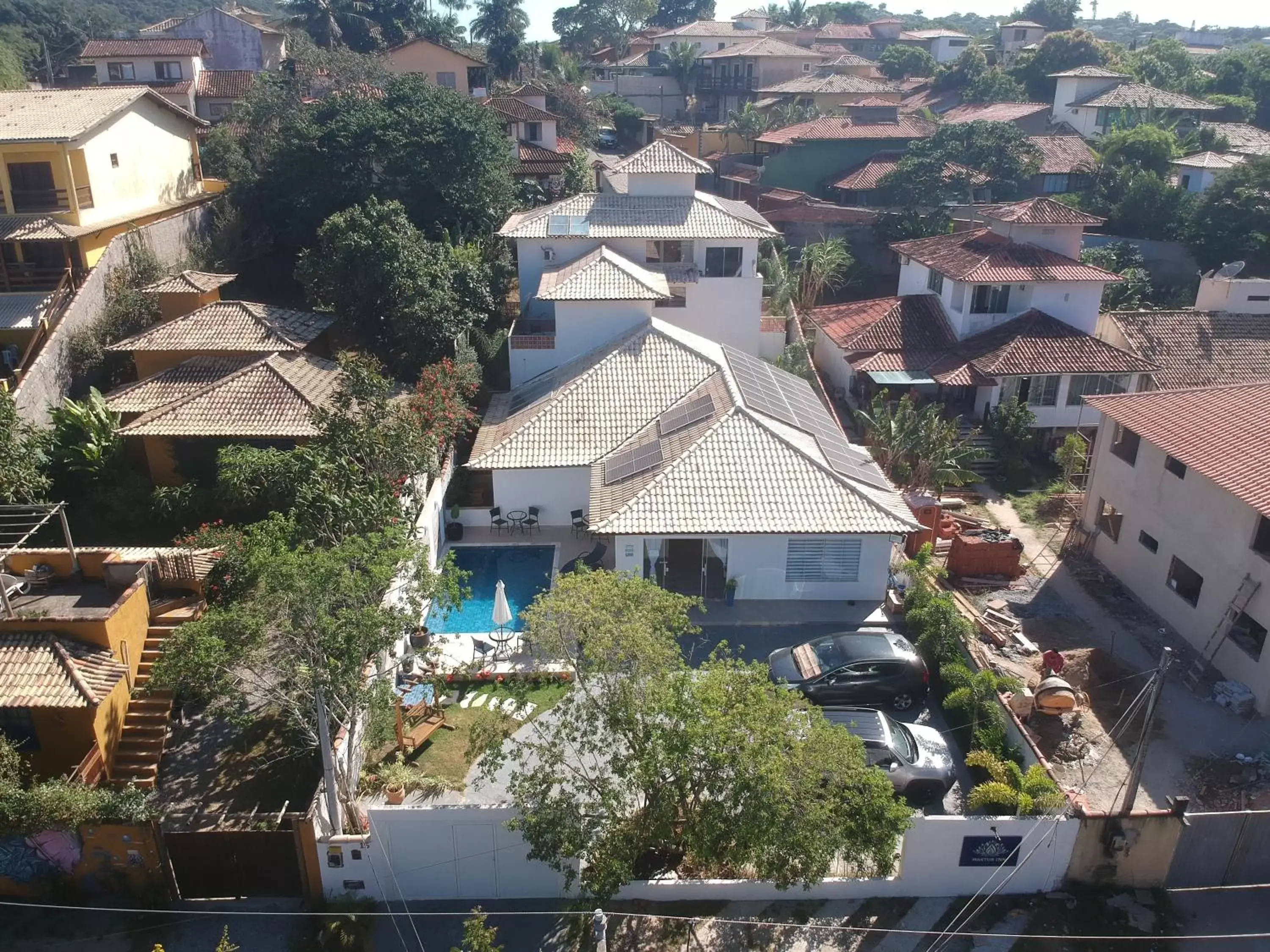 Property building, Bird's-eye View in Pousada Maktub