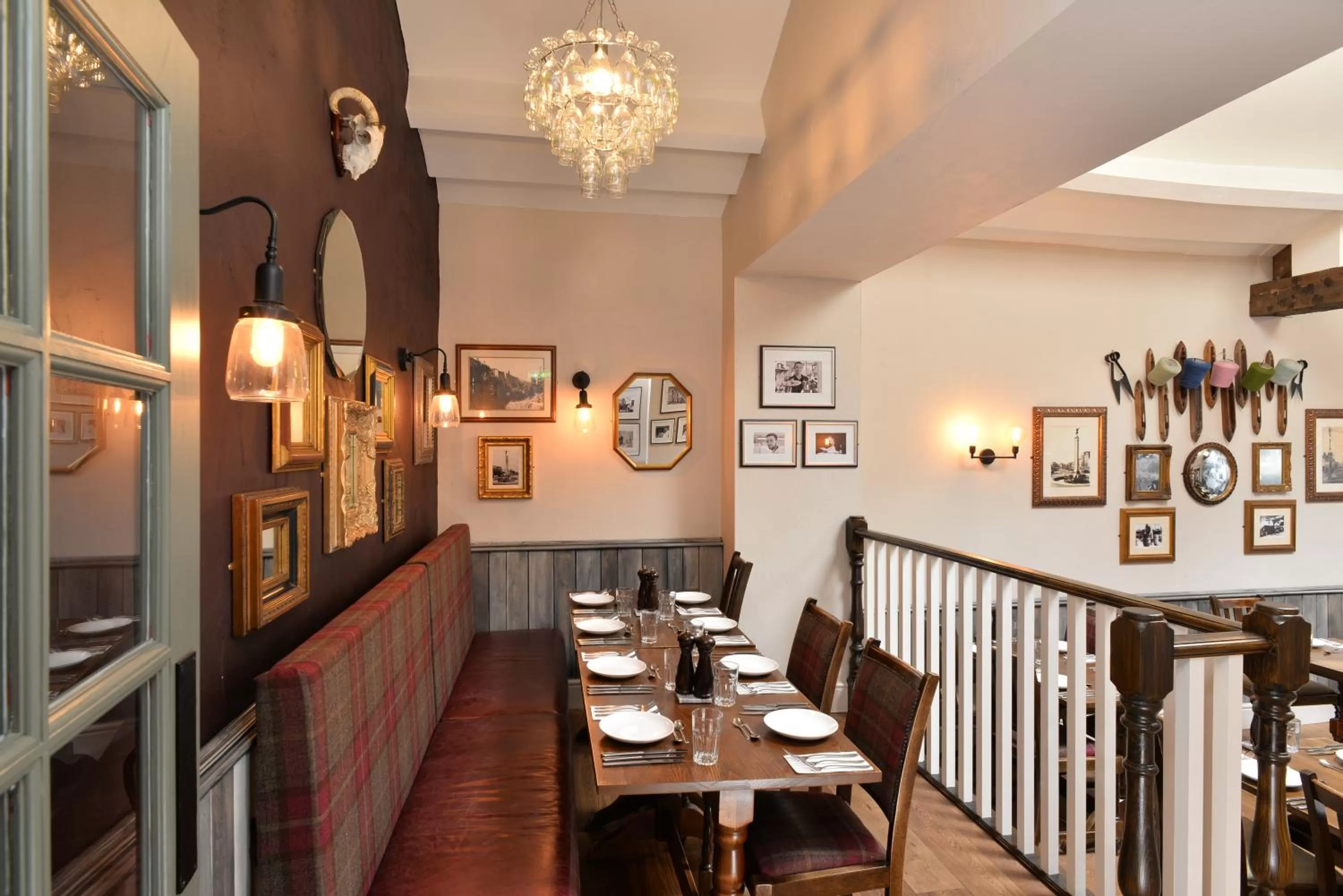 Dining area in The Woolly Sheep Inn
