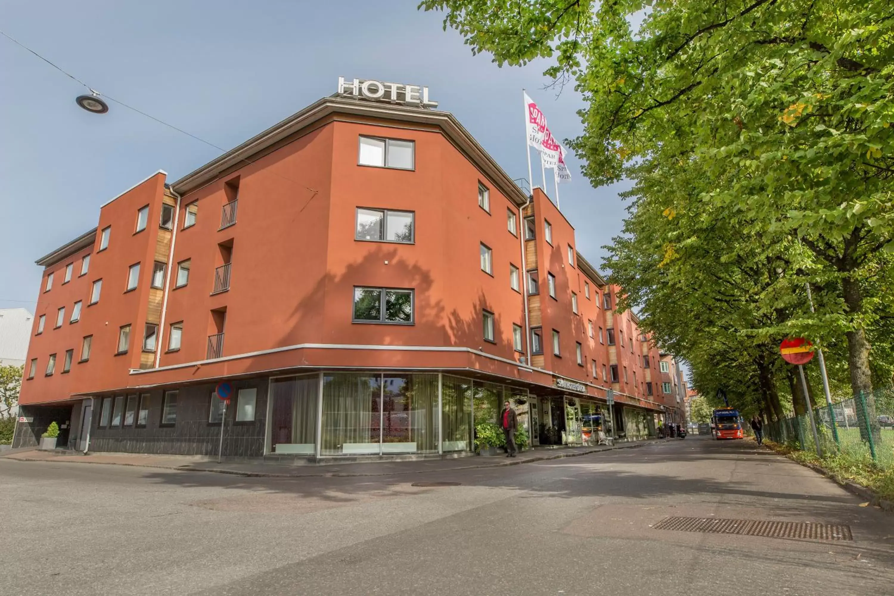 Facade/entrance in Spar Hotel Gårda