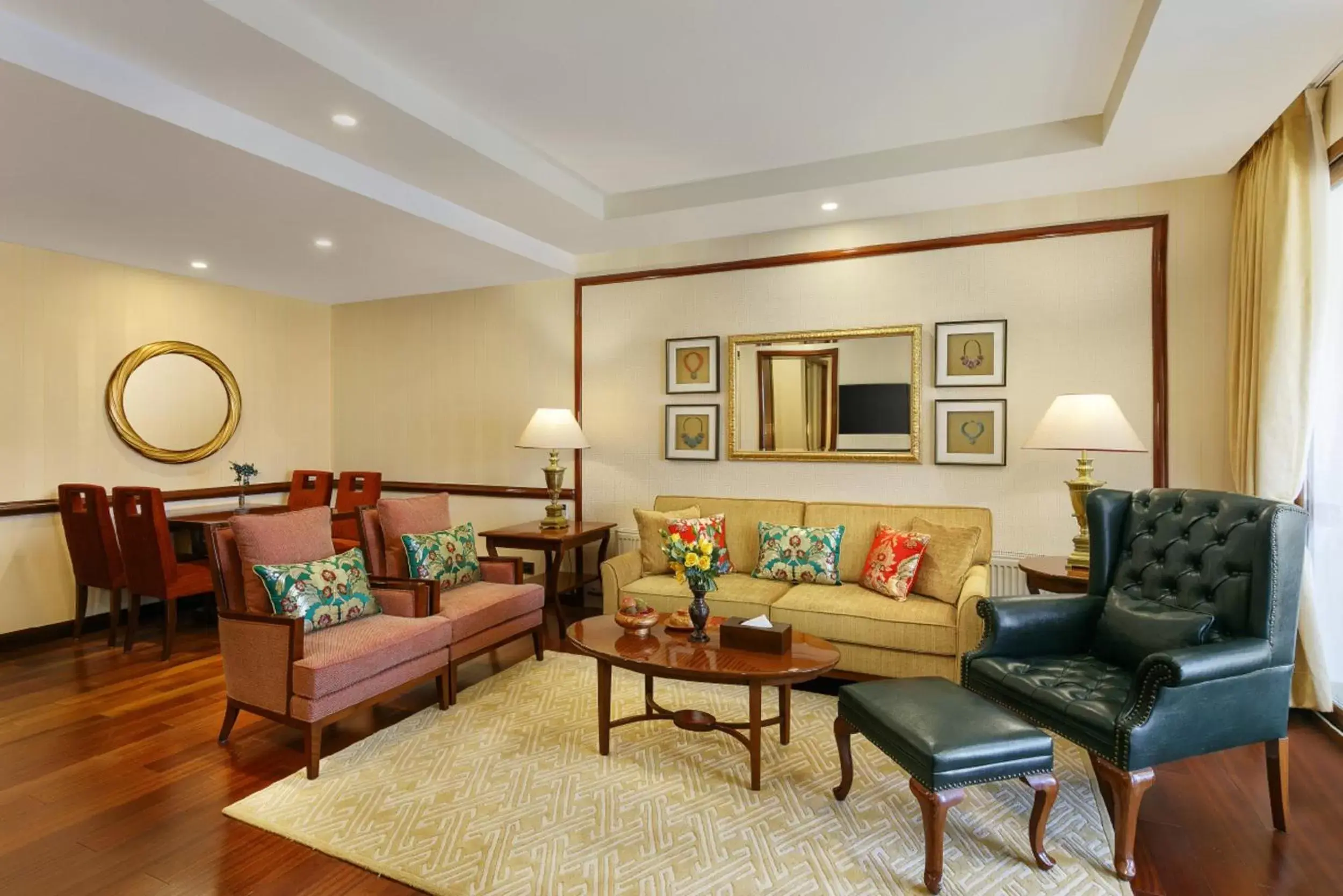 Living room, Seating Area in The Grand Dragon Ladakh