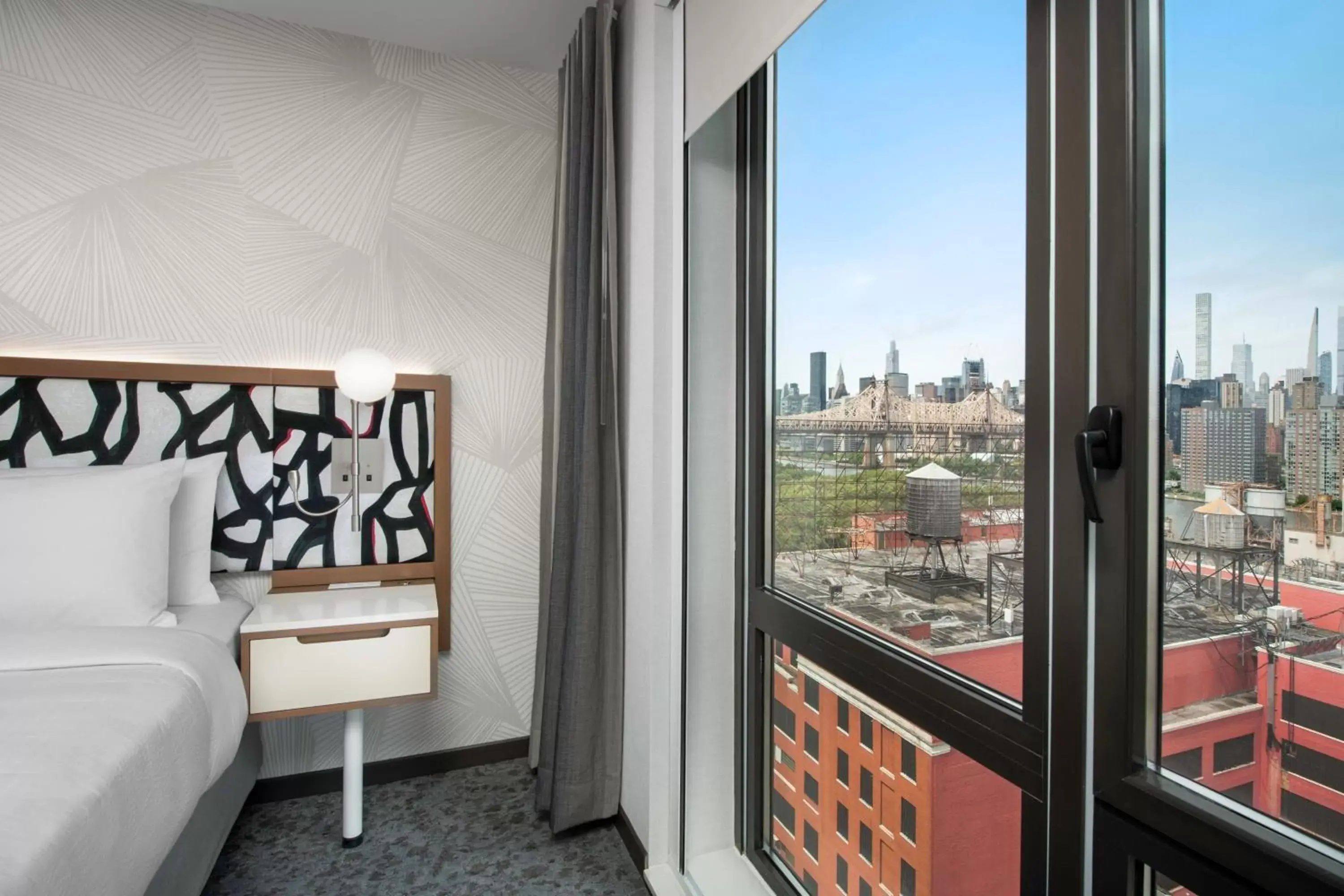 Bedroom in SpringHill Suites by Marriott New York Queens