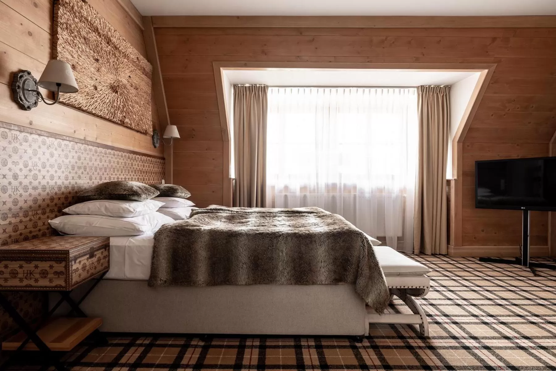 Bed in Aries Hotel & SPA Zakopane