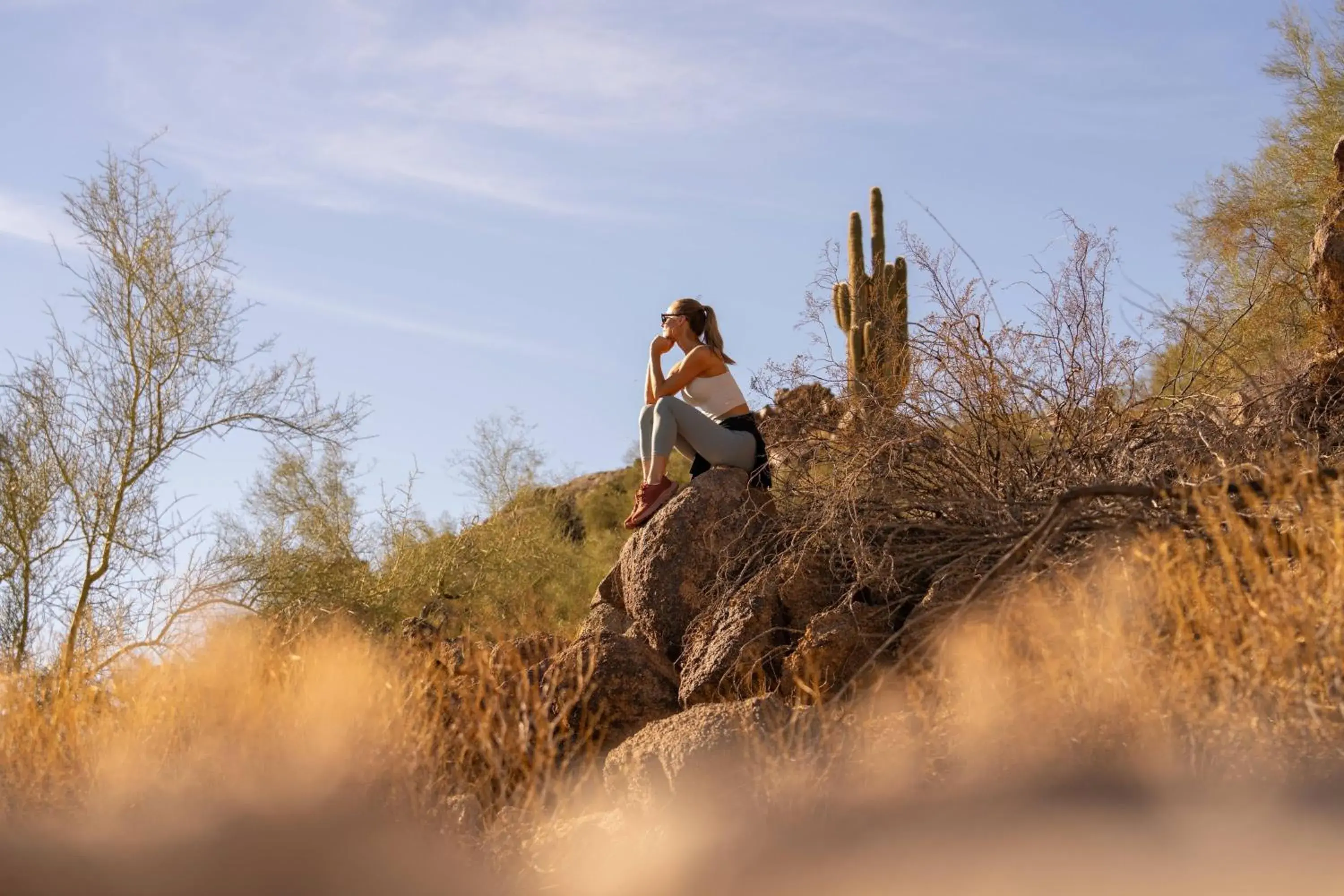 Hiking, Guests in The Canyon Suites At The Phoenician, A Luxury Collection Resort