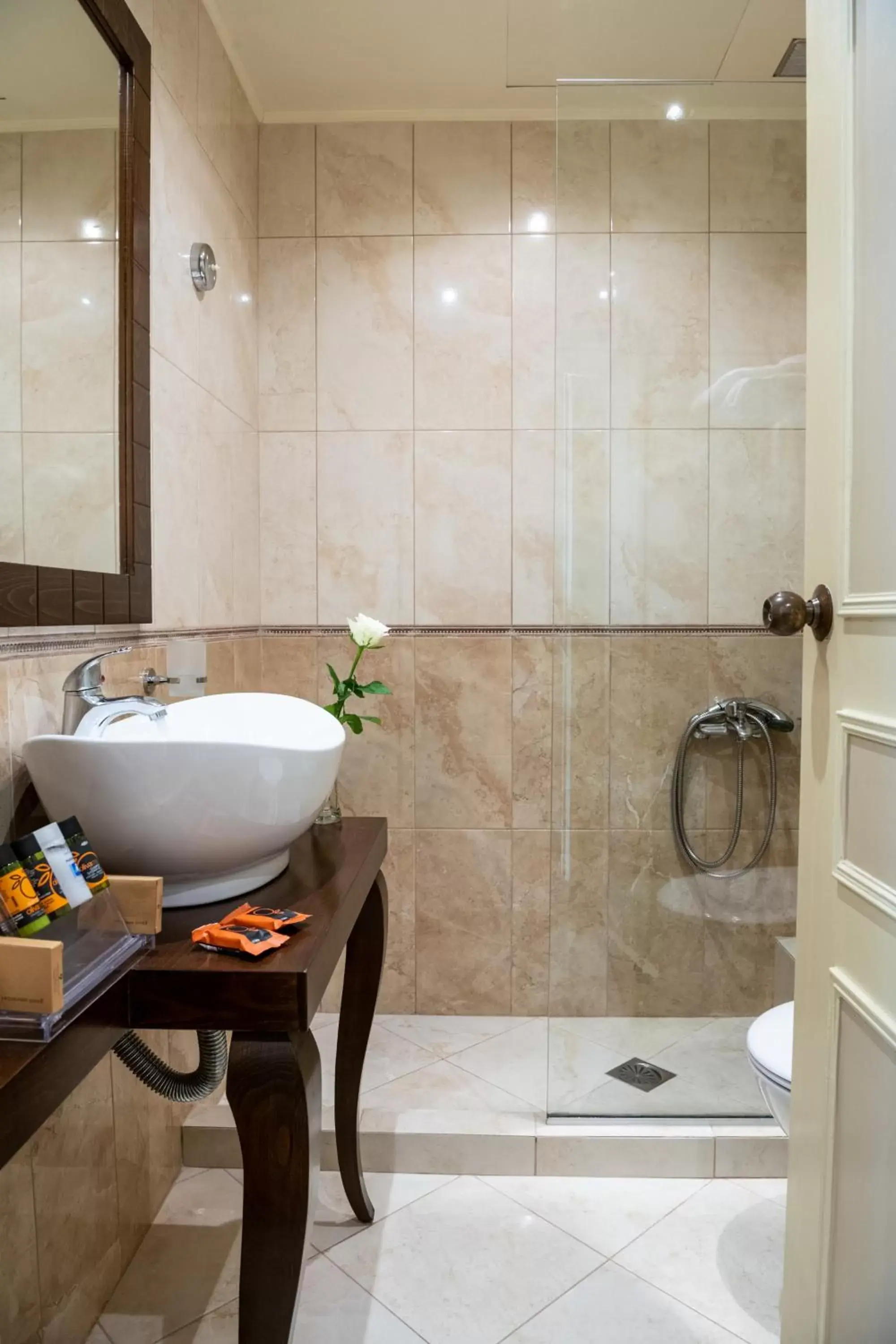 Bathroom in Halepa Hotel