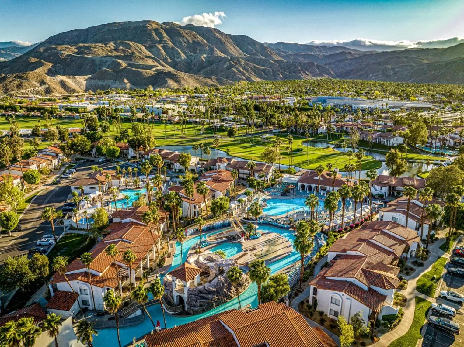 Bird's eye view, Bird's-eye View in Omni Rancho Las Palmas Resort & Spa