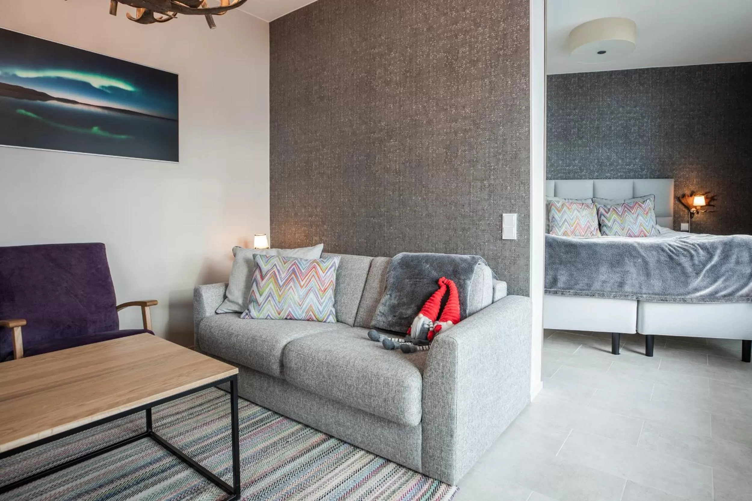 Living room, Bed in Santa Claus Holiday Village