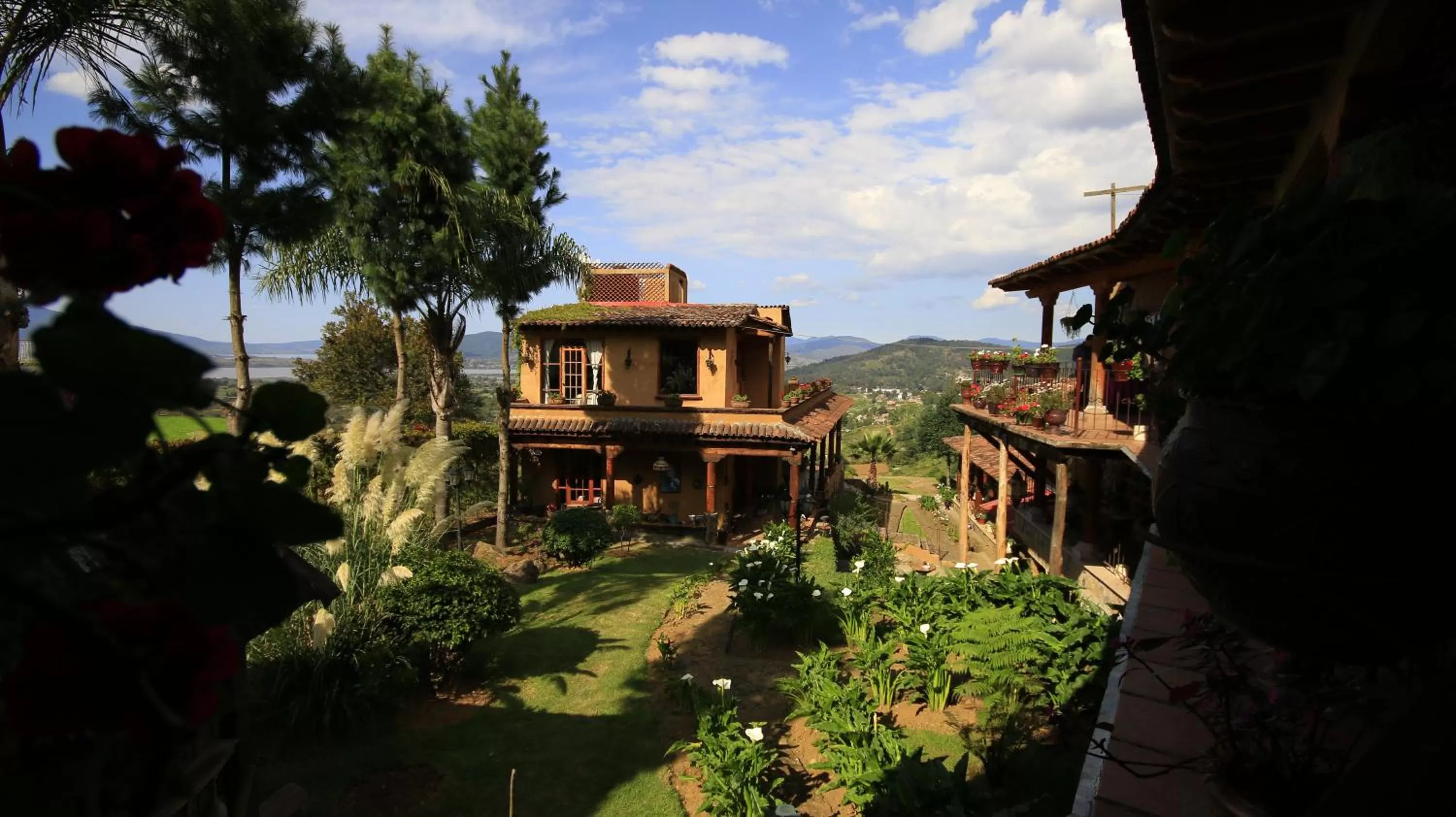 Garden view in Eco Hotel Ixhi