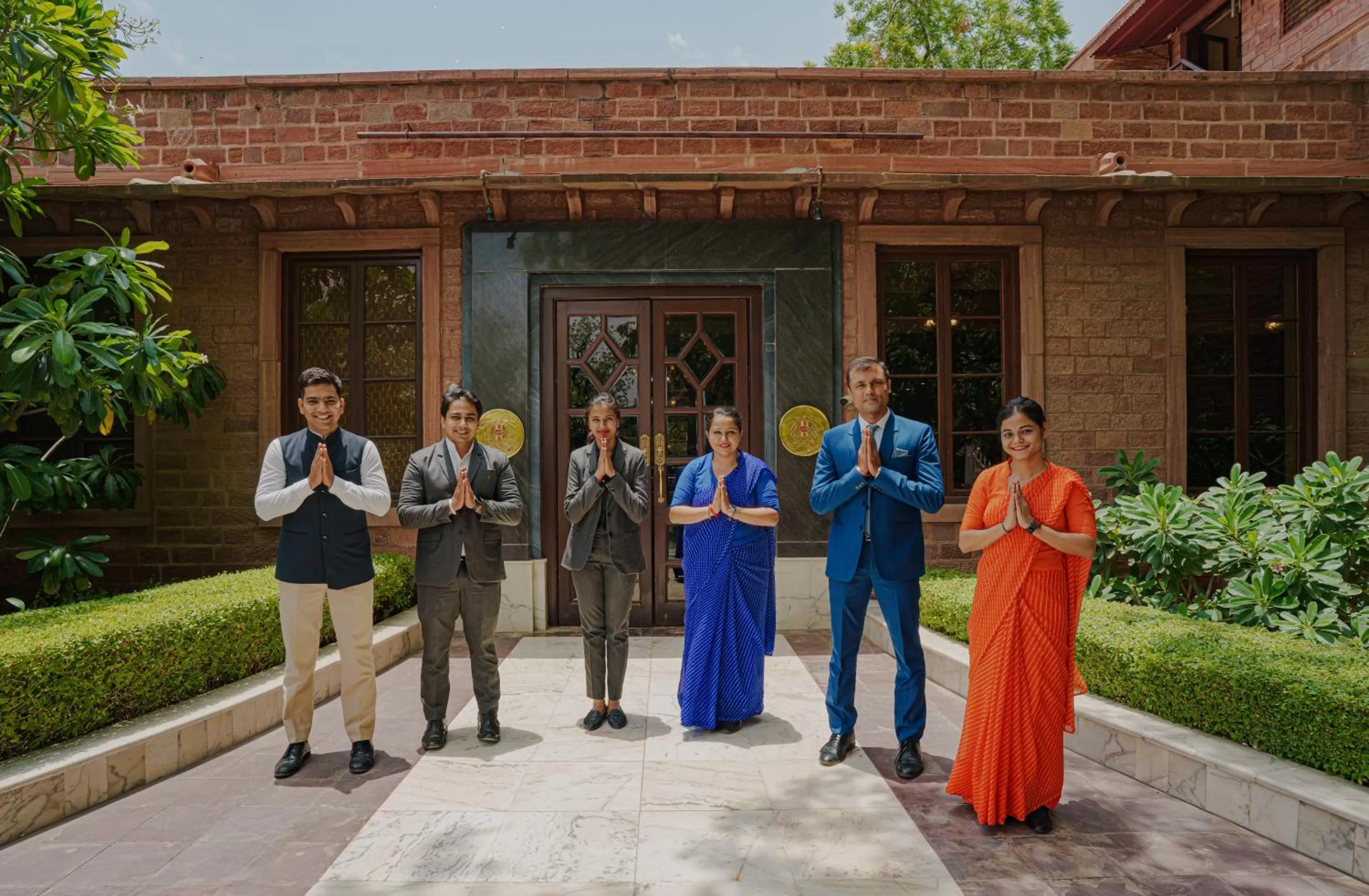Facade/entrance in Ajit Bhawan - A Palace Resort