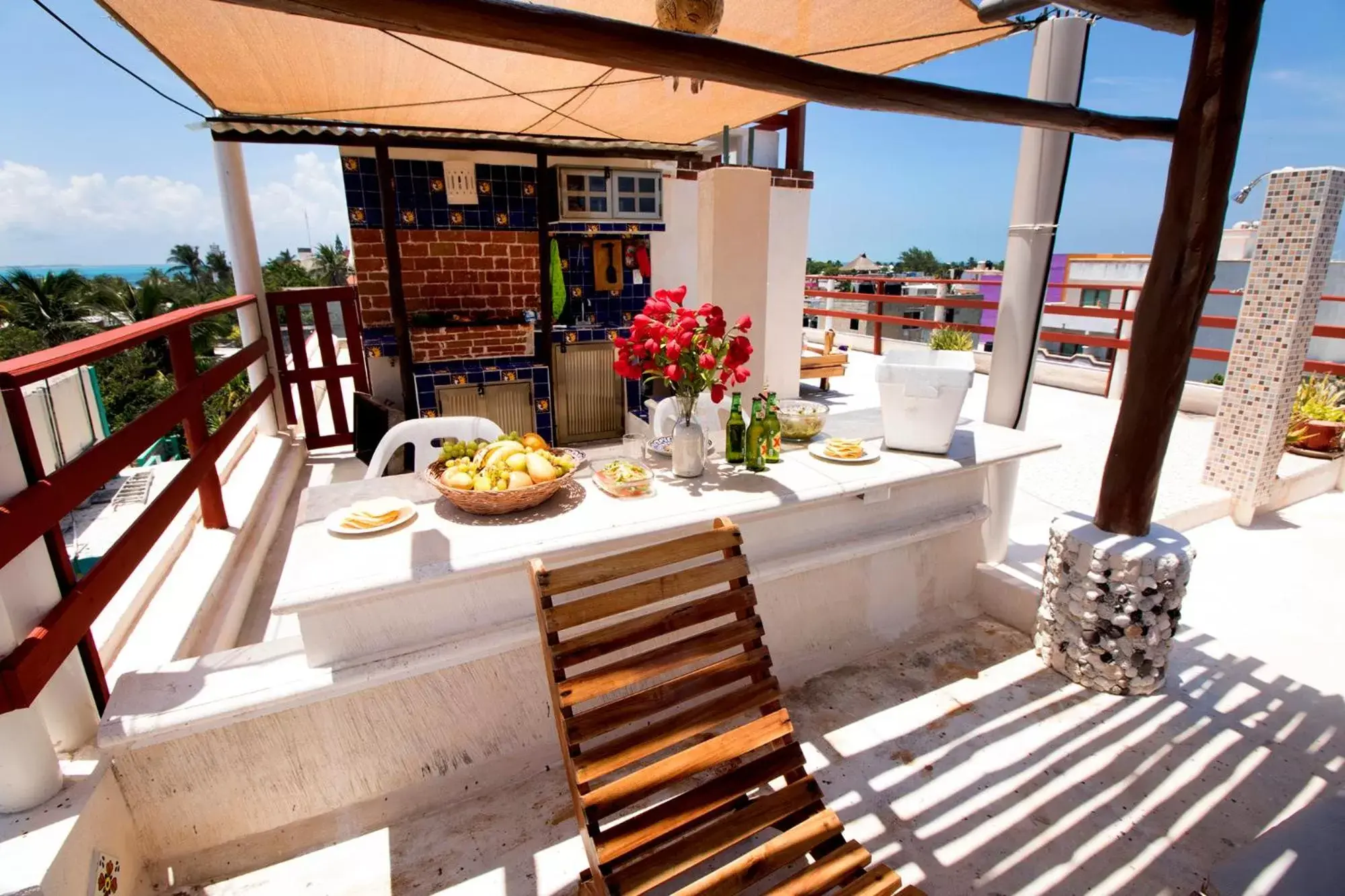 Balcony/Terrace in Sol Caribe Departamentos & Suites