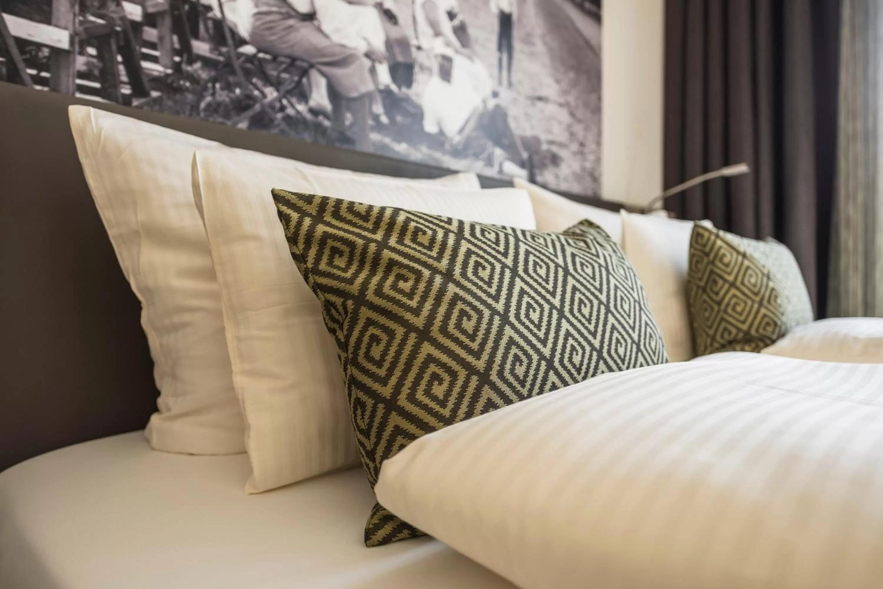 Decorative detail, Bed in Hotel TheGreen