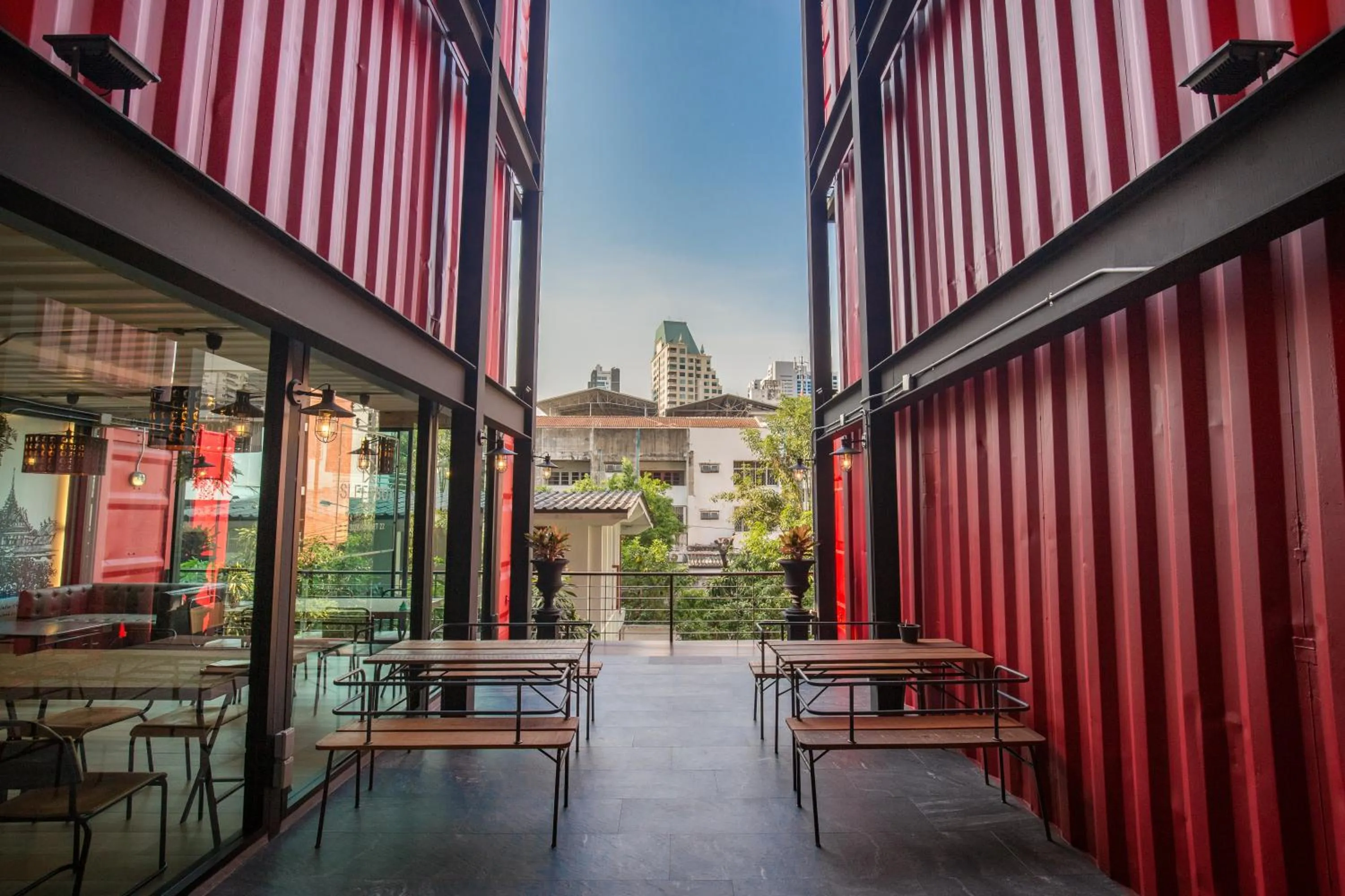 City view in Sleep Box Hotel Sukhumvit 22