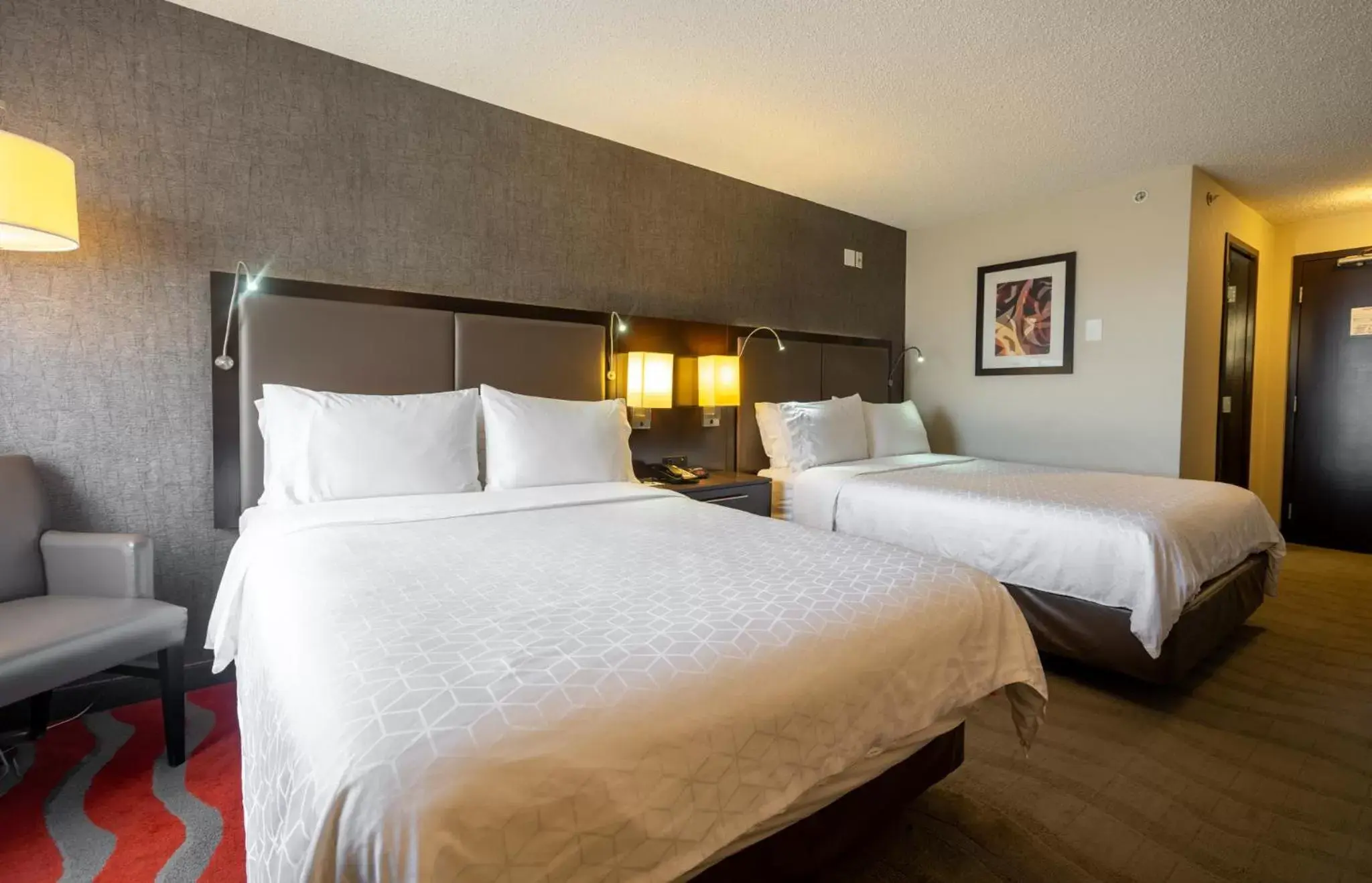 Bed in Holiday Inn Express Hotel & Suites - Edmonton International Airport, an IHG Hotel