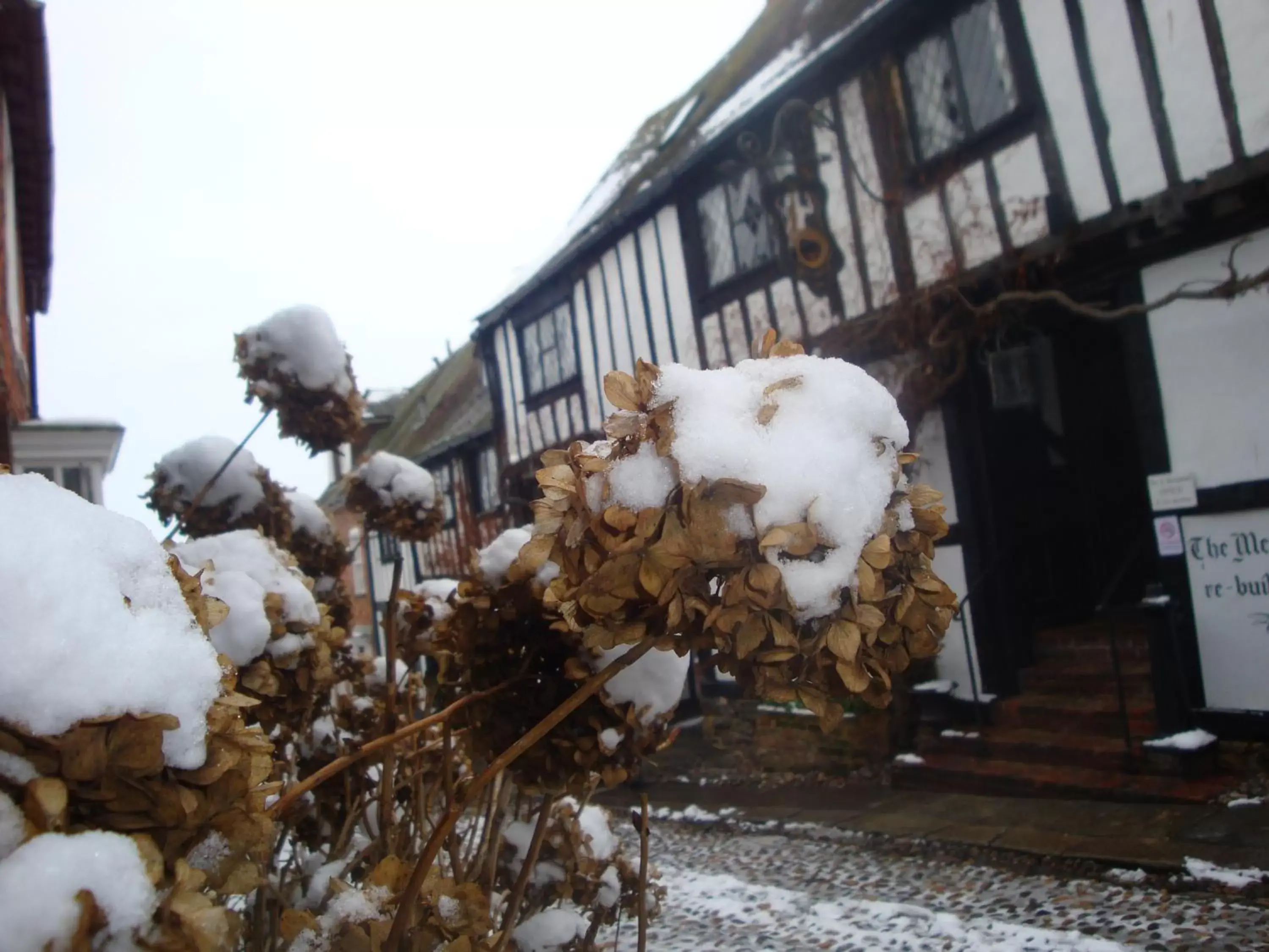 Property building, Winter in Mermaid Inn