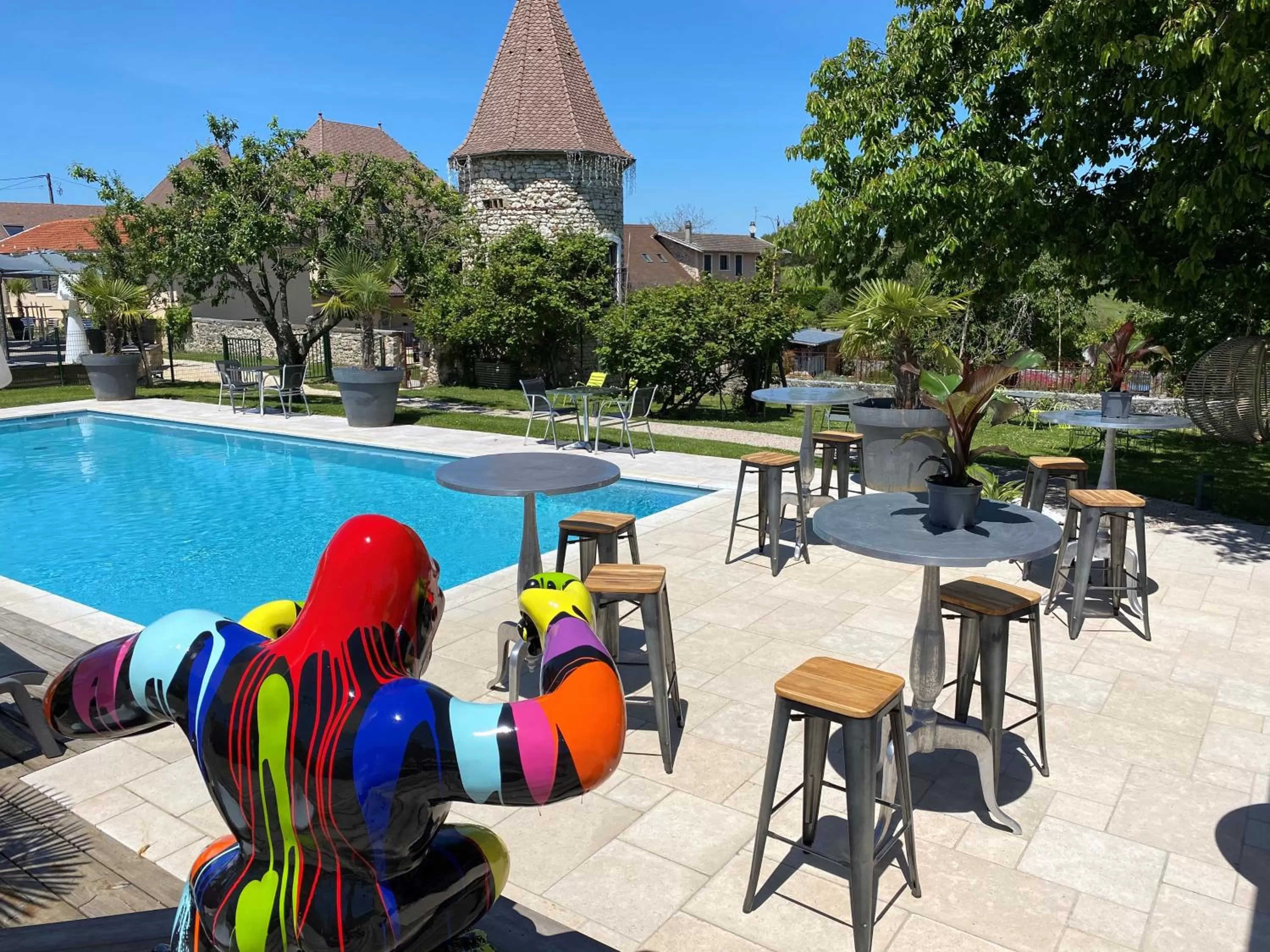 Swimming pool in Domaine de Suzel