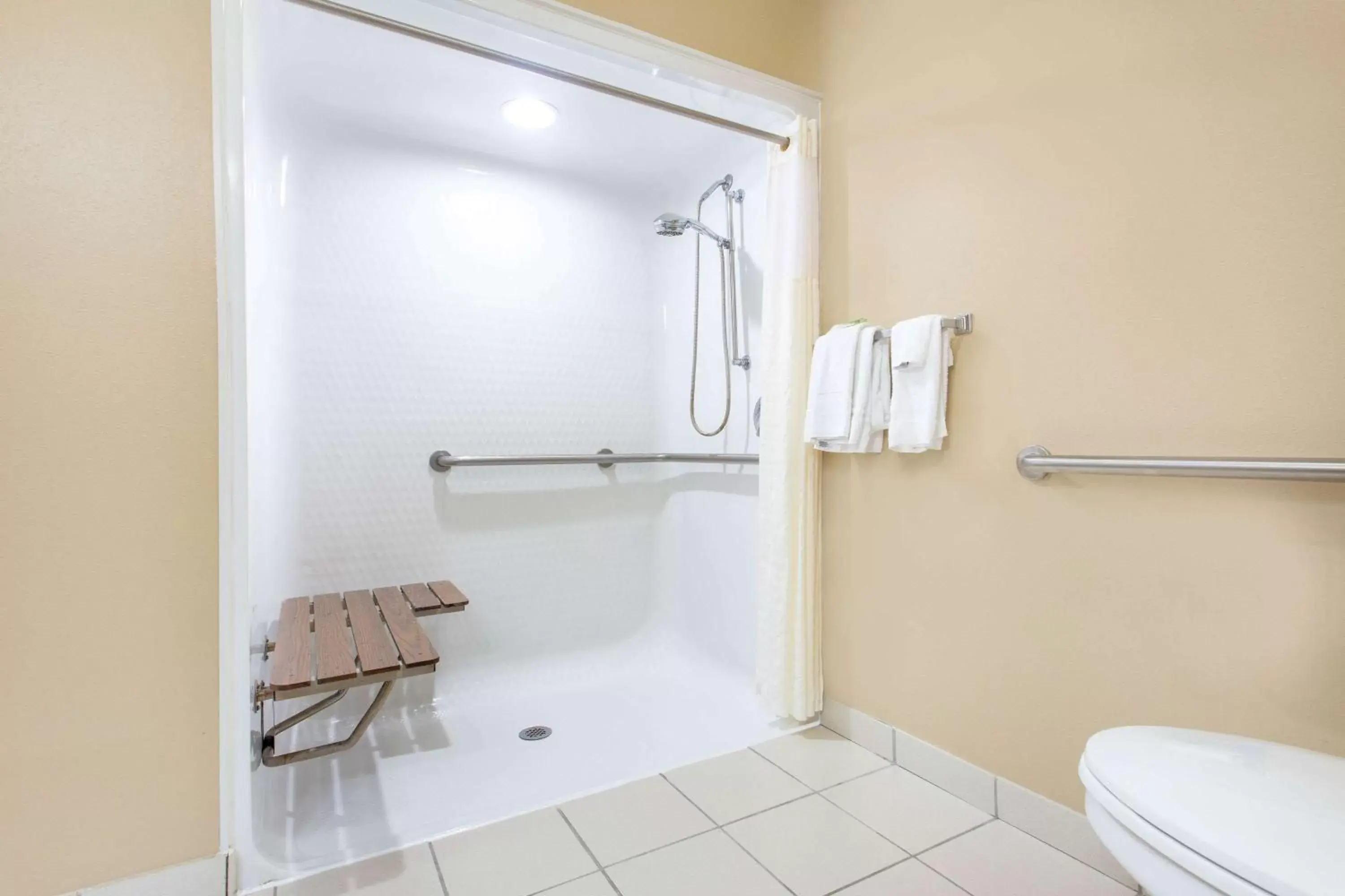 Shower, Bathroom in AmericInn by Wyndham Boscobel