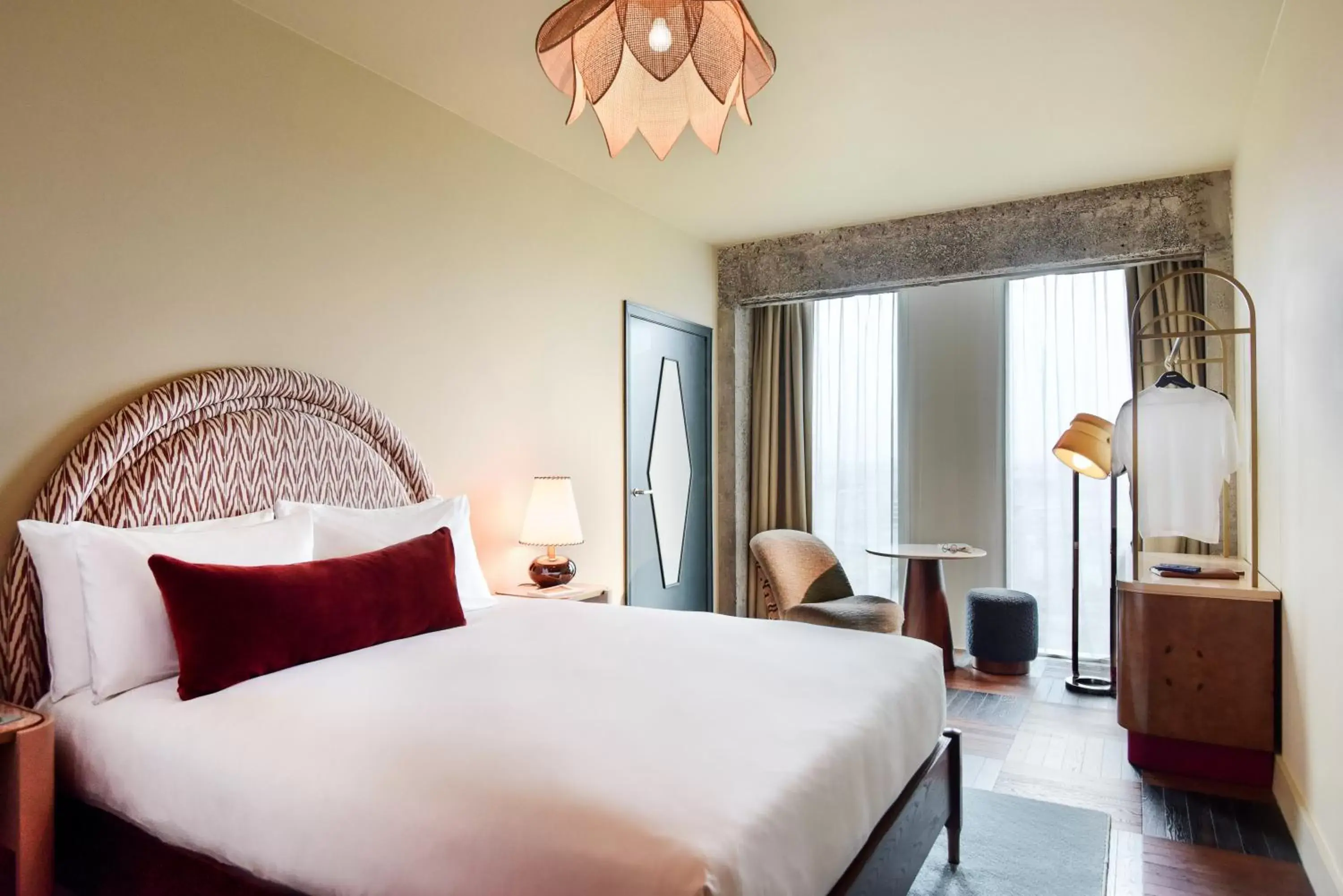 Bedroom, Bed in The Hoxton, Brussels Bedroom, Bed in The Hoxton, Brussels