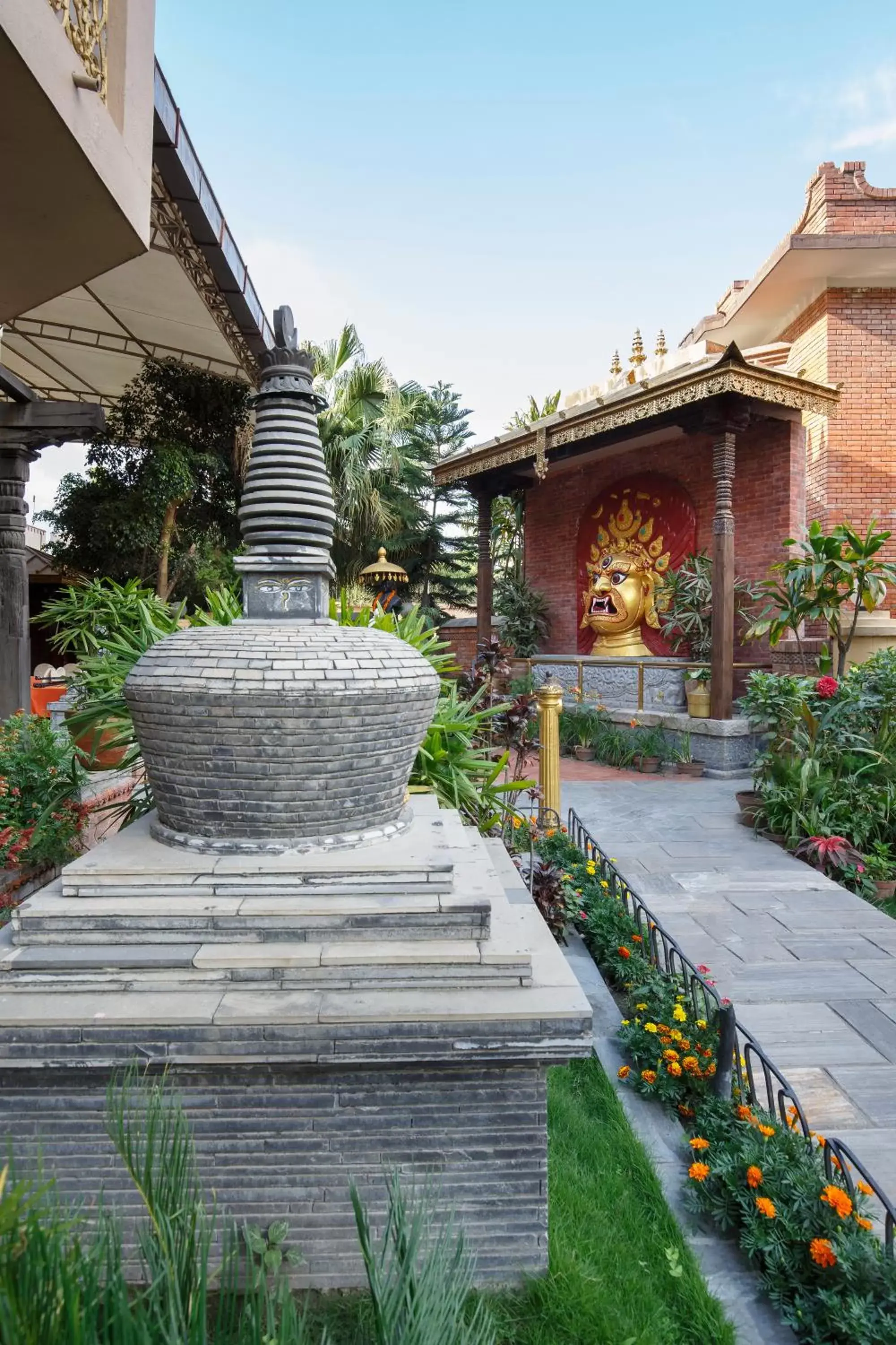 Garden, Property Building in Hotel Manaslu