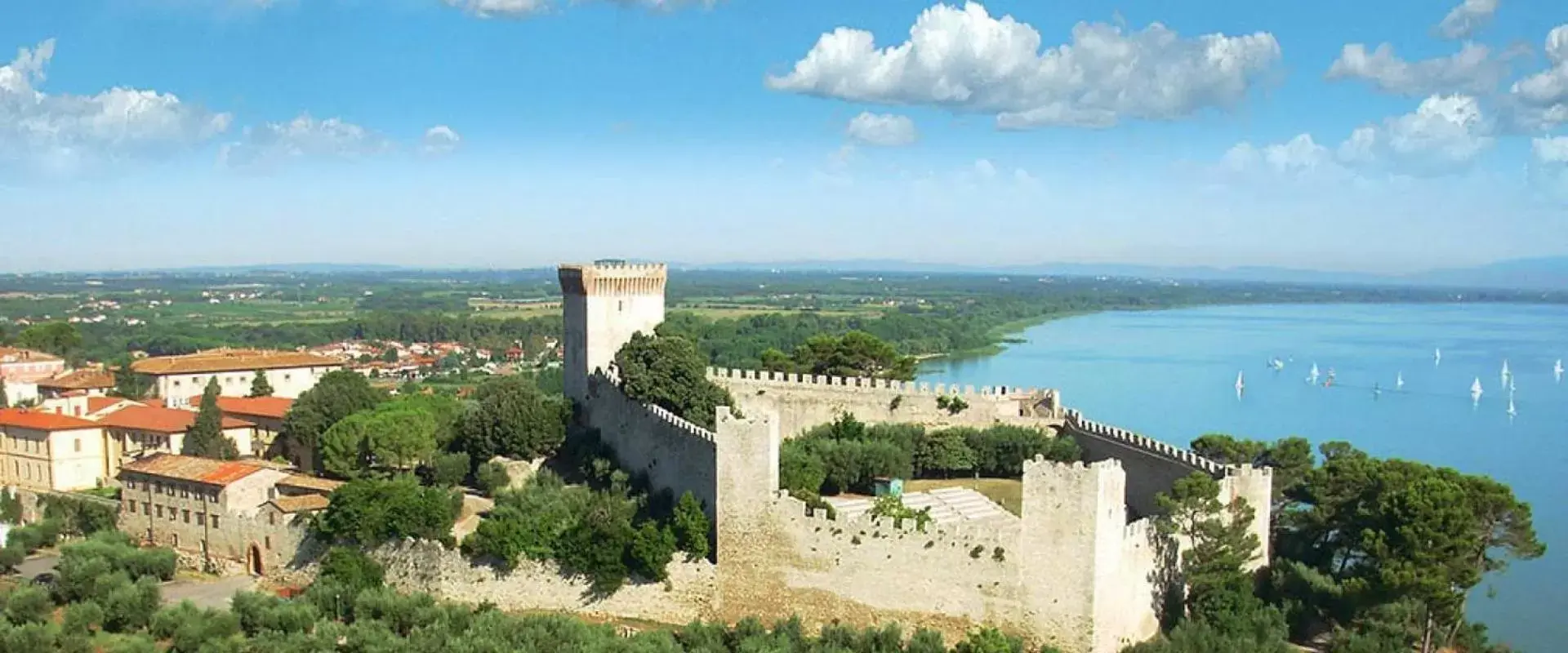 Natural landscape, Bird's-eye View in Le Macerine