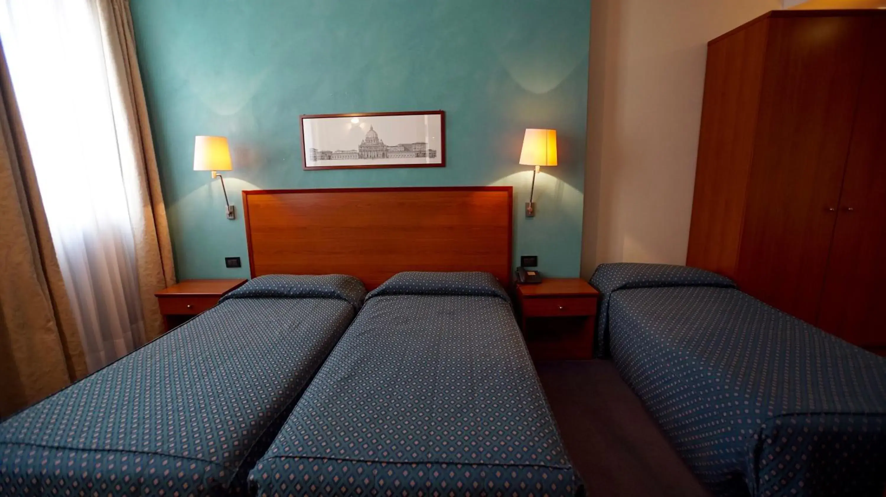 Bed in Classic Hotel Tulipano