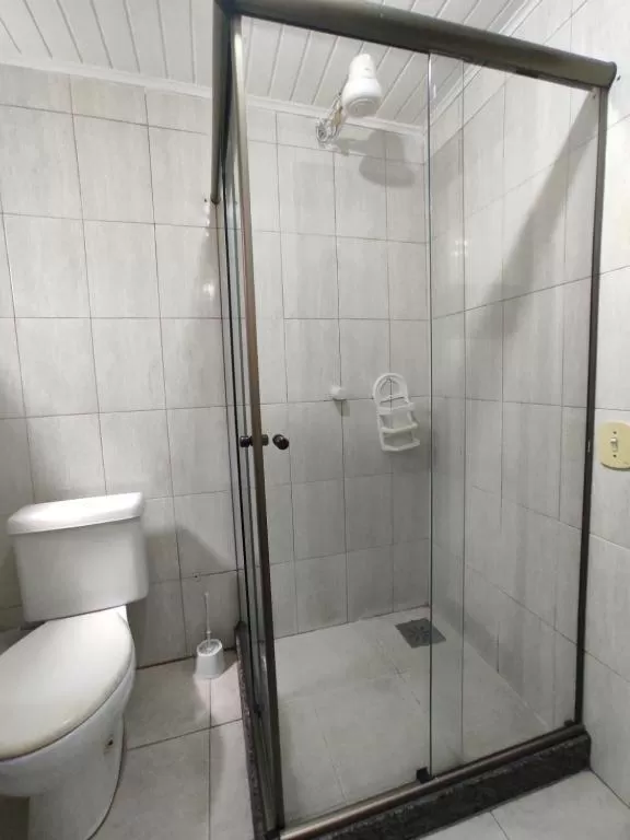 Toilet, Bathroom in Hibiscos Pousada